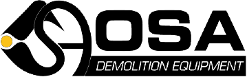 OSA Demolition Equipment. logo OSA Demolition Equipment. logo