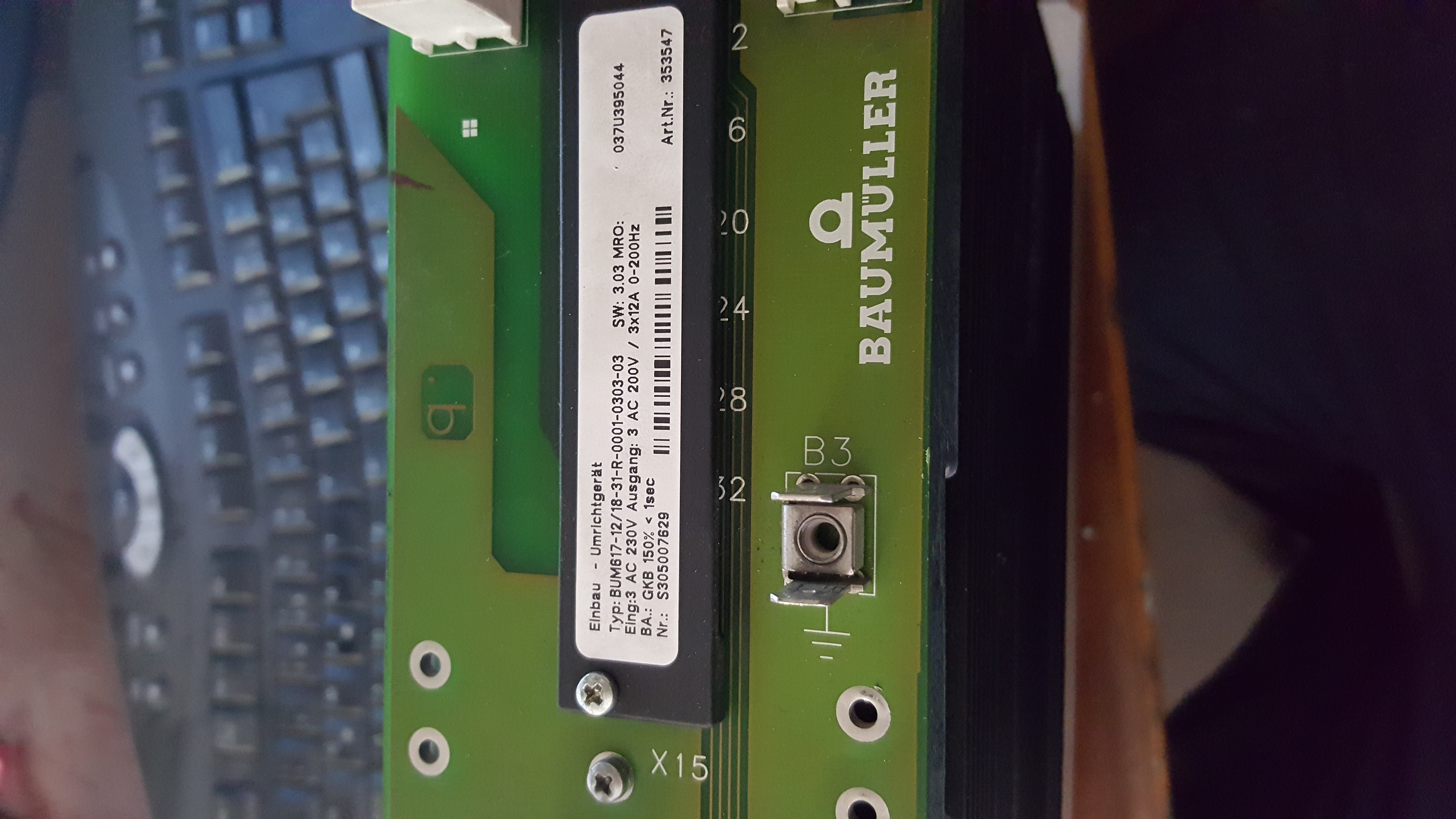 OEM  Typ: BUM617-12/18-31-R-0001-0303-03 