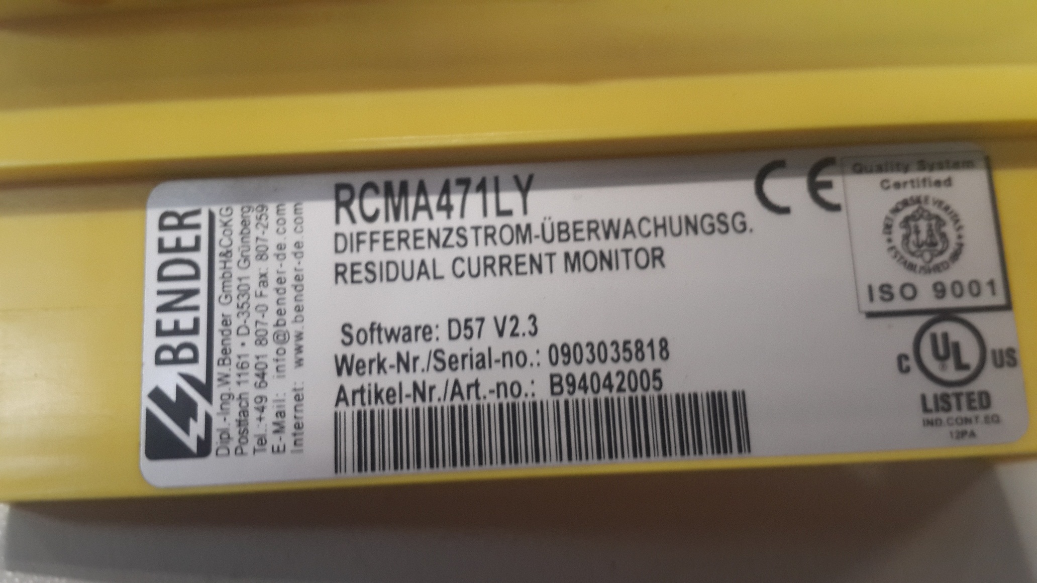 B94042005 / RCMA471LY preview 2