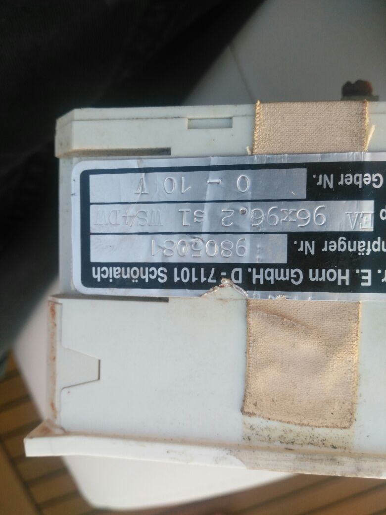 9805081 , replaced by Anzeigegerät Typ EA 96x96.2 s l W S4 DW 