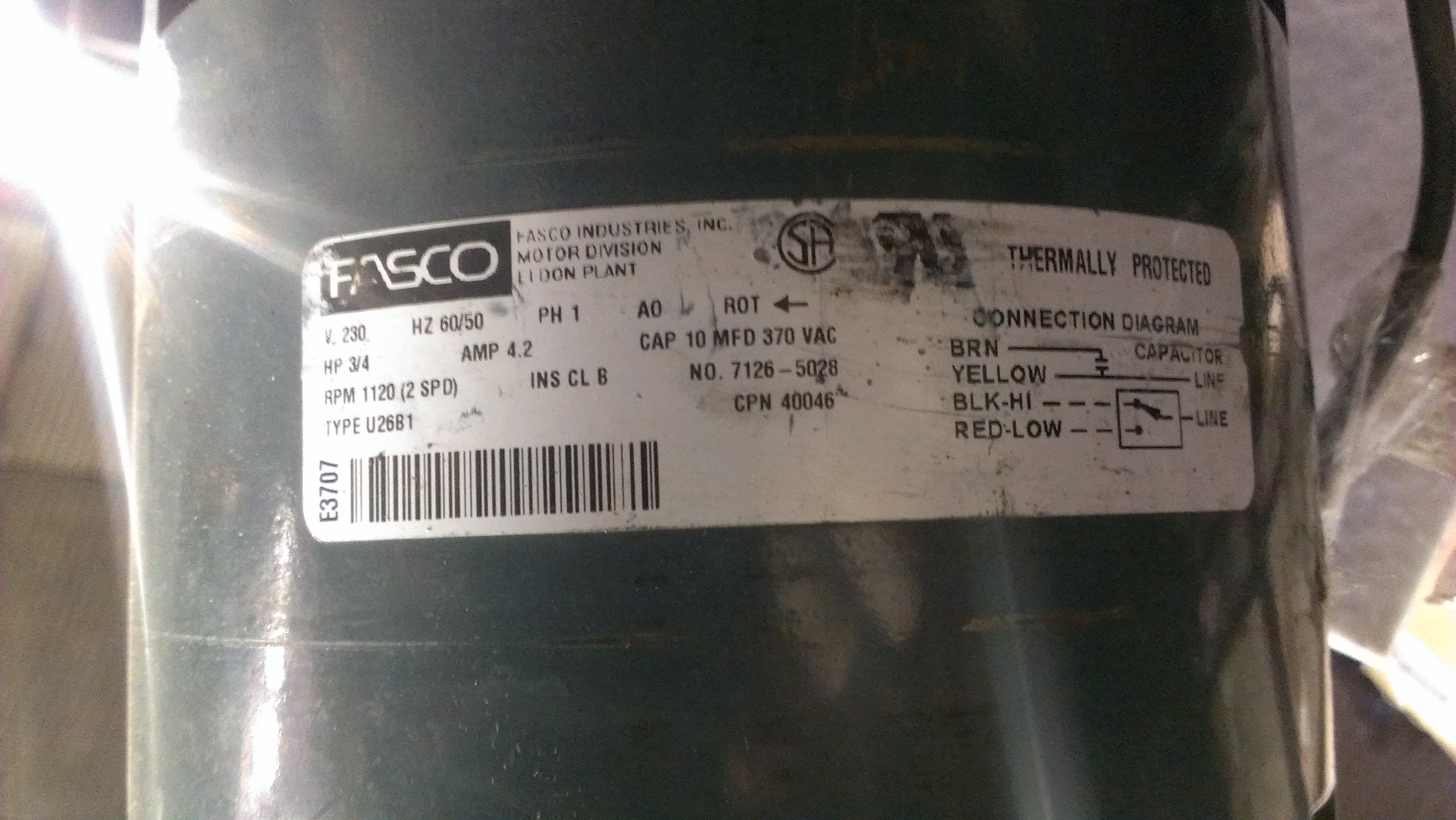 U26B1,7126-5028  obsolette repl. by    40046 