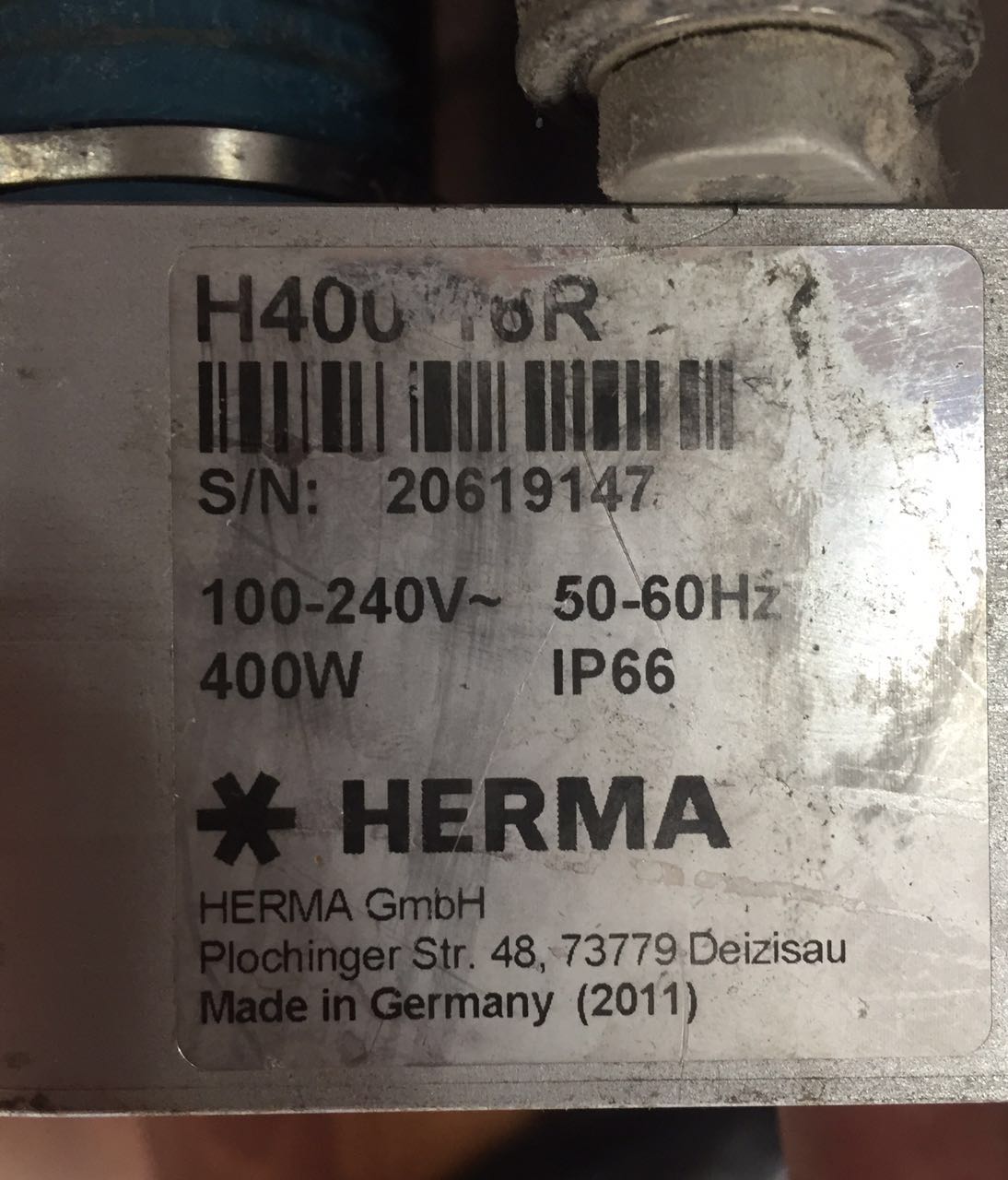 Portion For:H400 