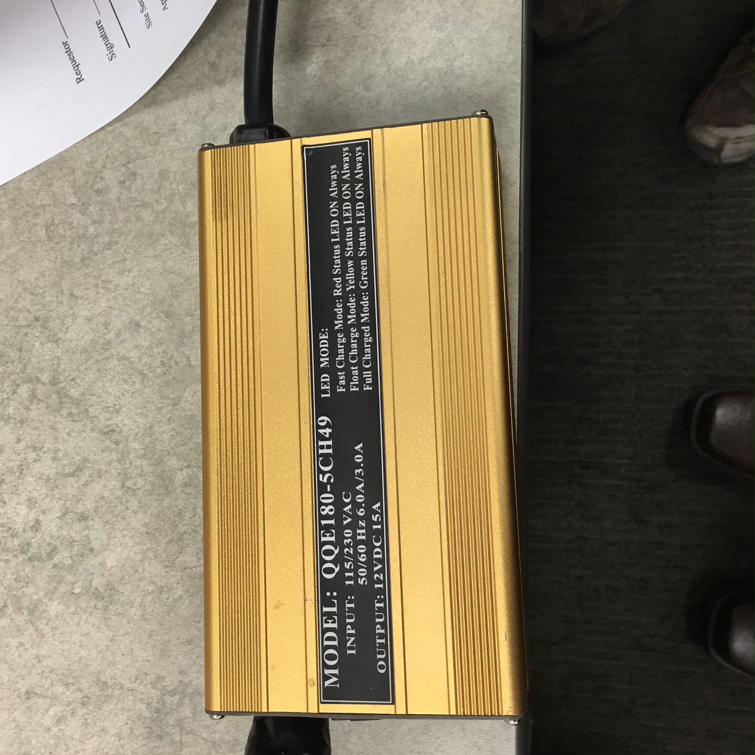 QQE180-5CH49 12V 15A  not available / alternative brand Enerpower ECF 12-12