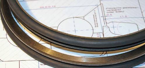 cast iron 15CR3MO + O-Ring in NBR 60 Shore 