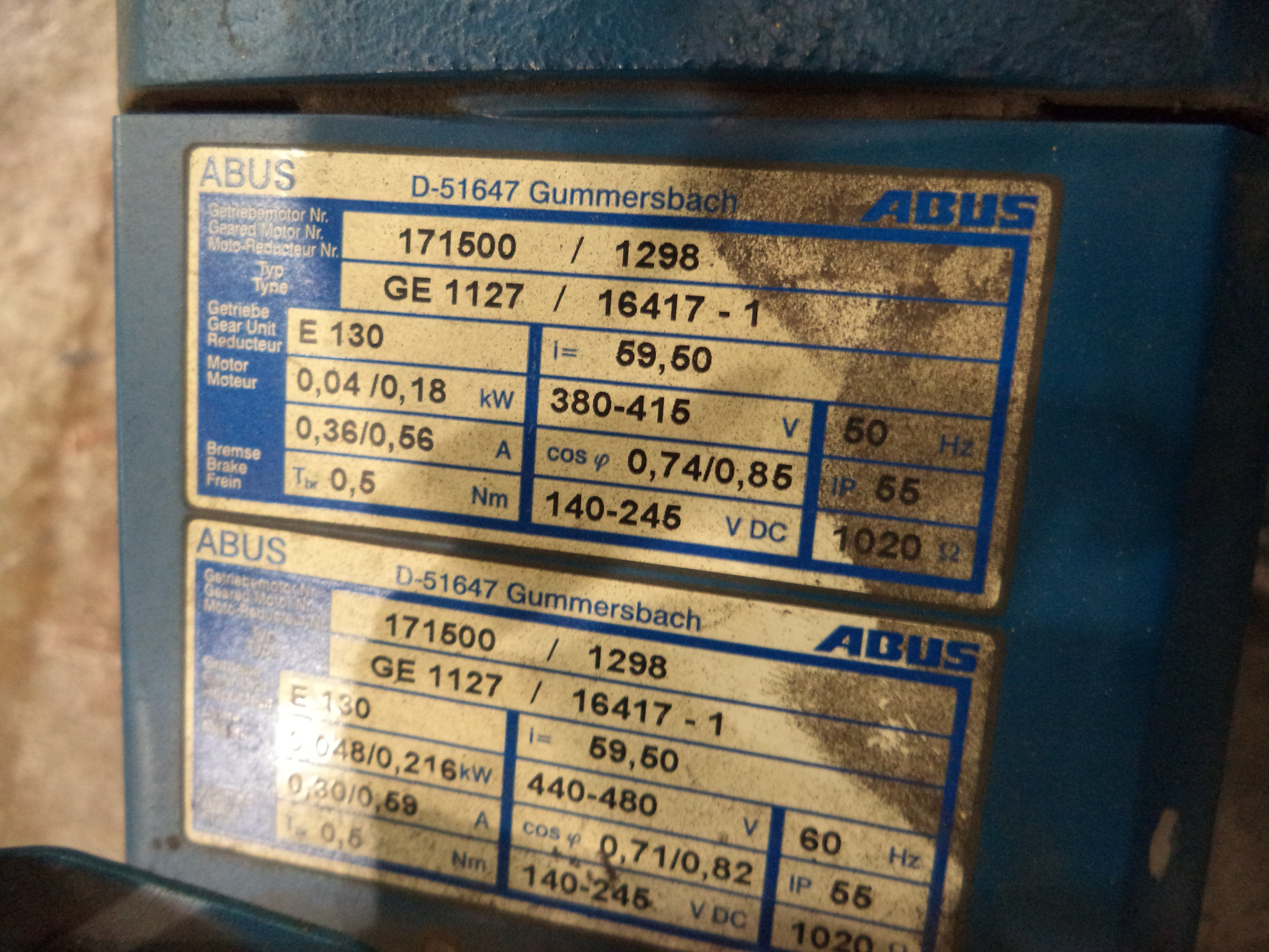 Obsolete  GE1101/GE1127 replaced by E130 