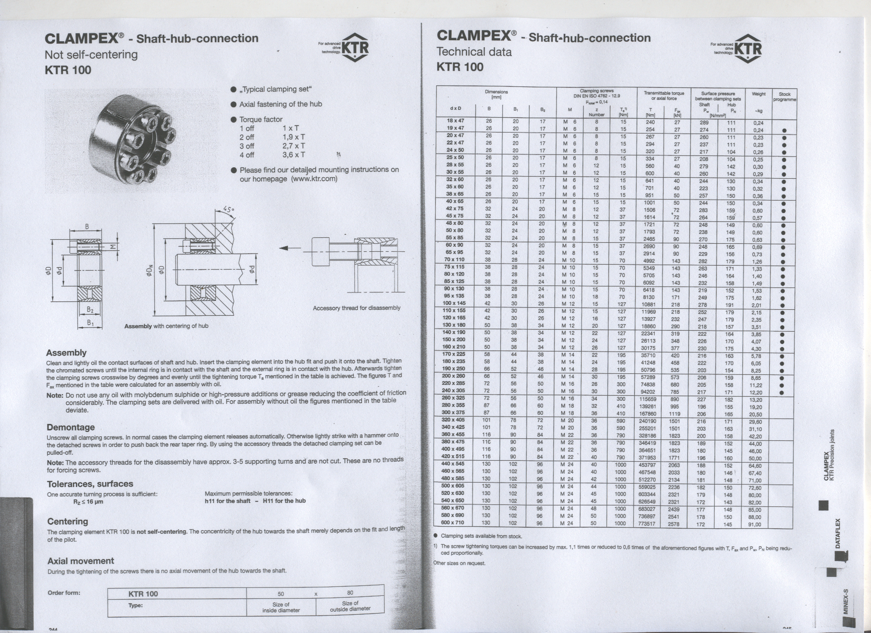 081005075115 / CLAMPEX KTR 100-75X115