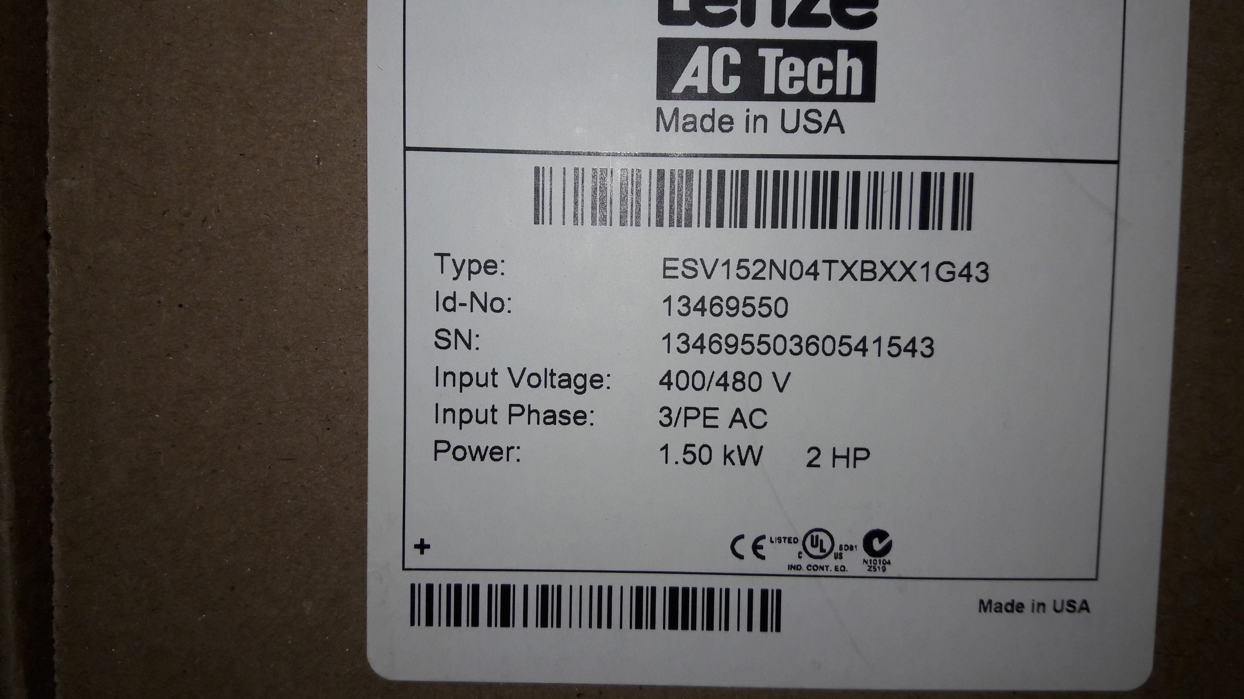 ESV152NO4TXBXX1G43 