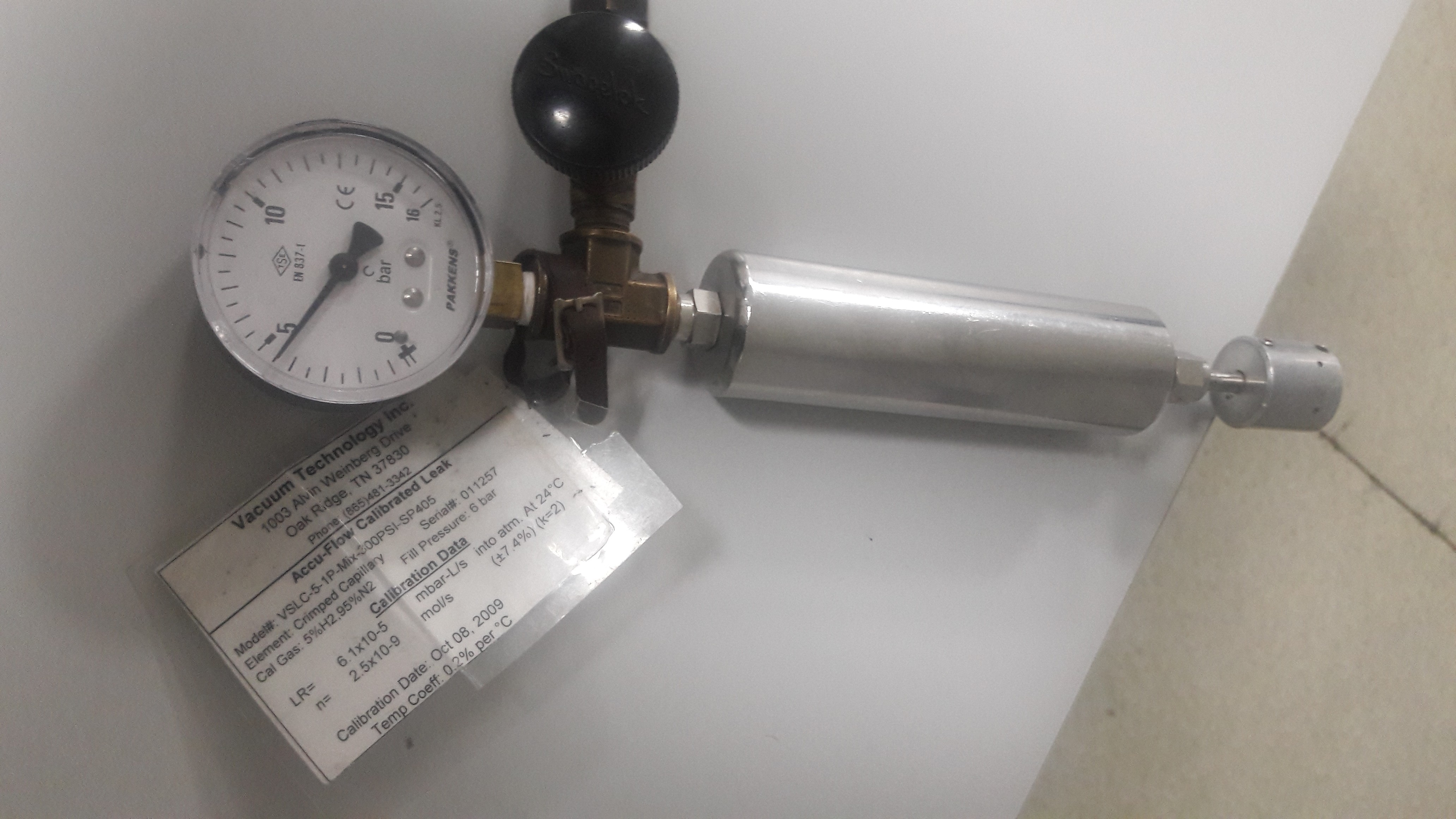 VSLC-5-1P-MIX-300PSI-SP405A      SERIAL:011257