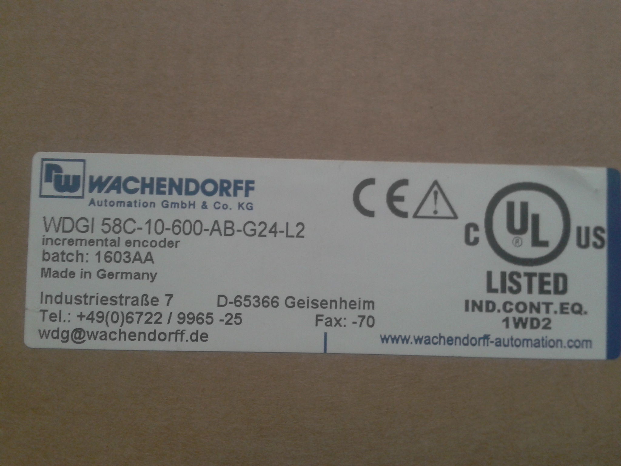 Coupling 10mmx40mm for encoder WDGI 58C-10-600-AB-G24-L2 