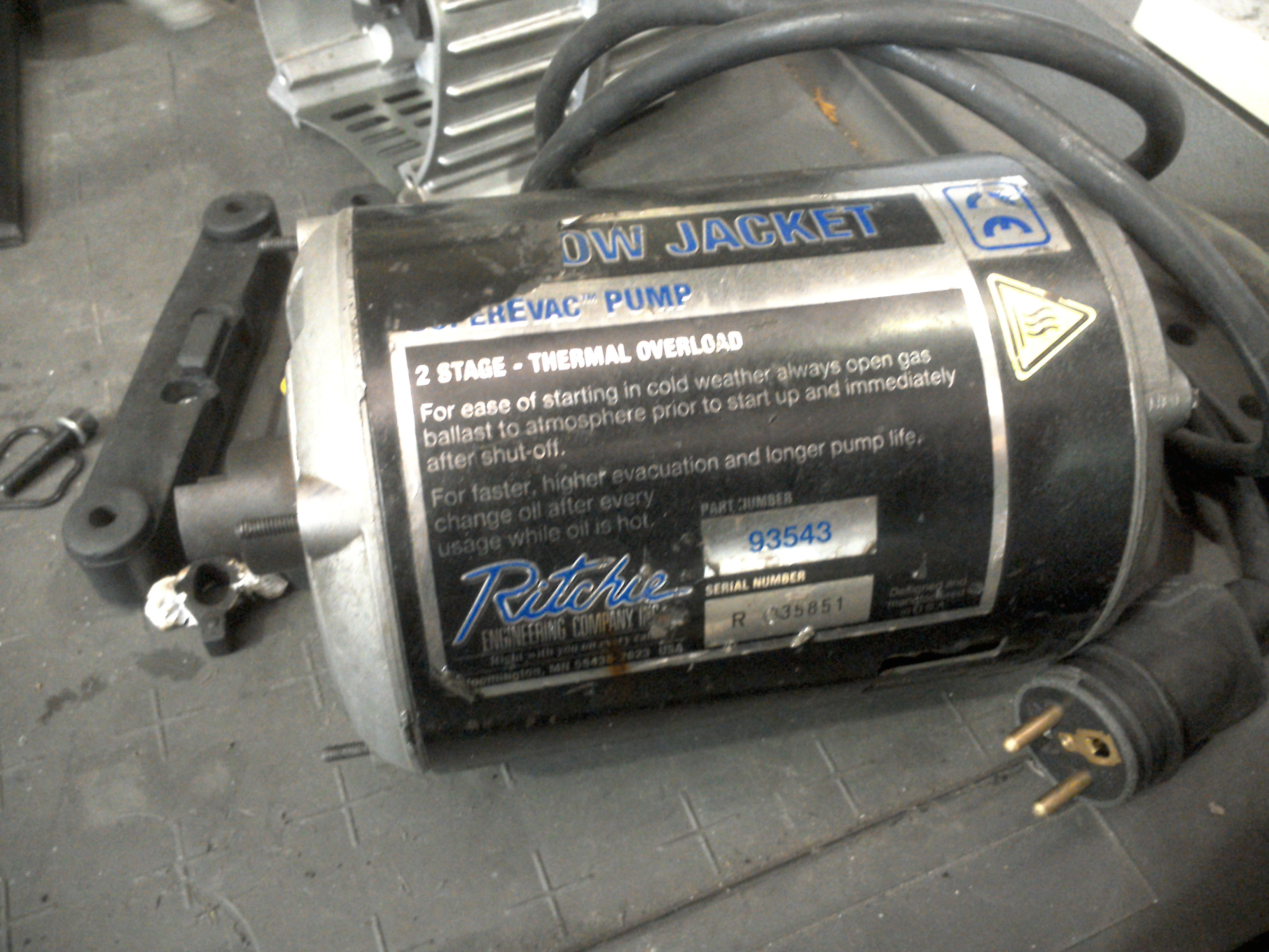 Coupling for pupm 93543 