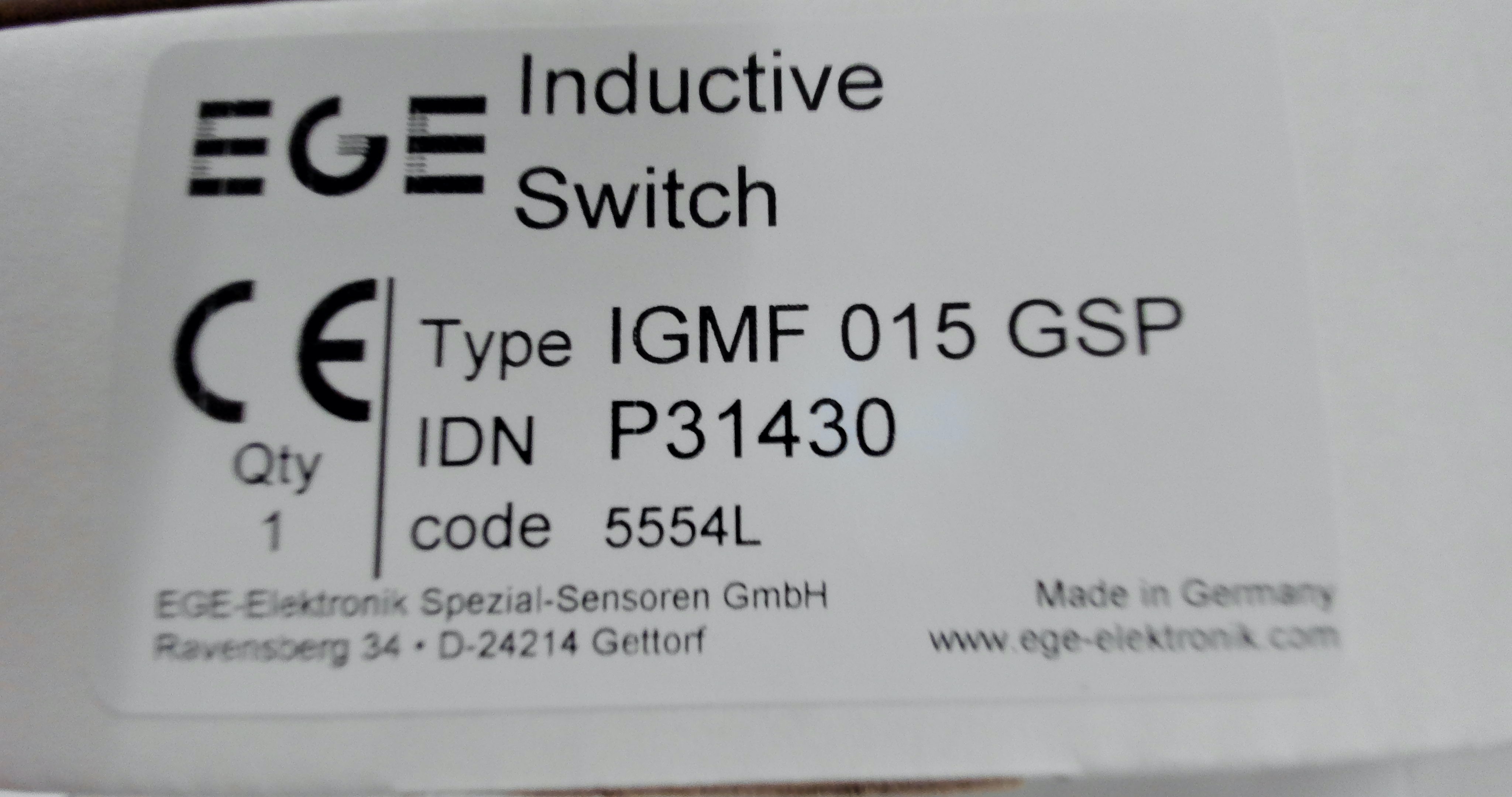 p/n: P31430, Type: IGMF 015 GSP
