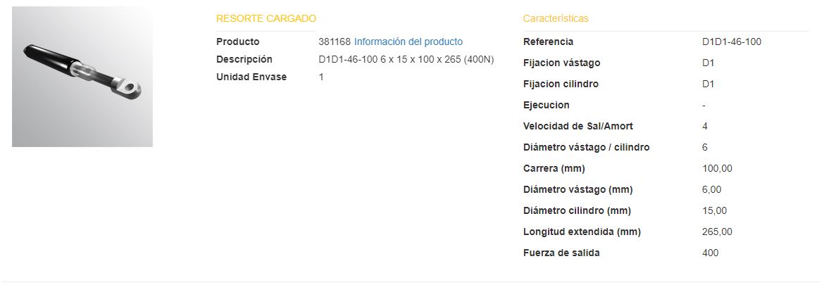 D1D1-46-100 6X15X100X265 400N