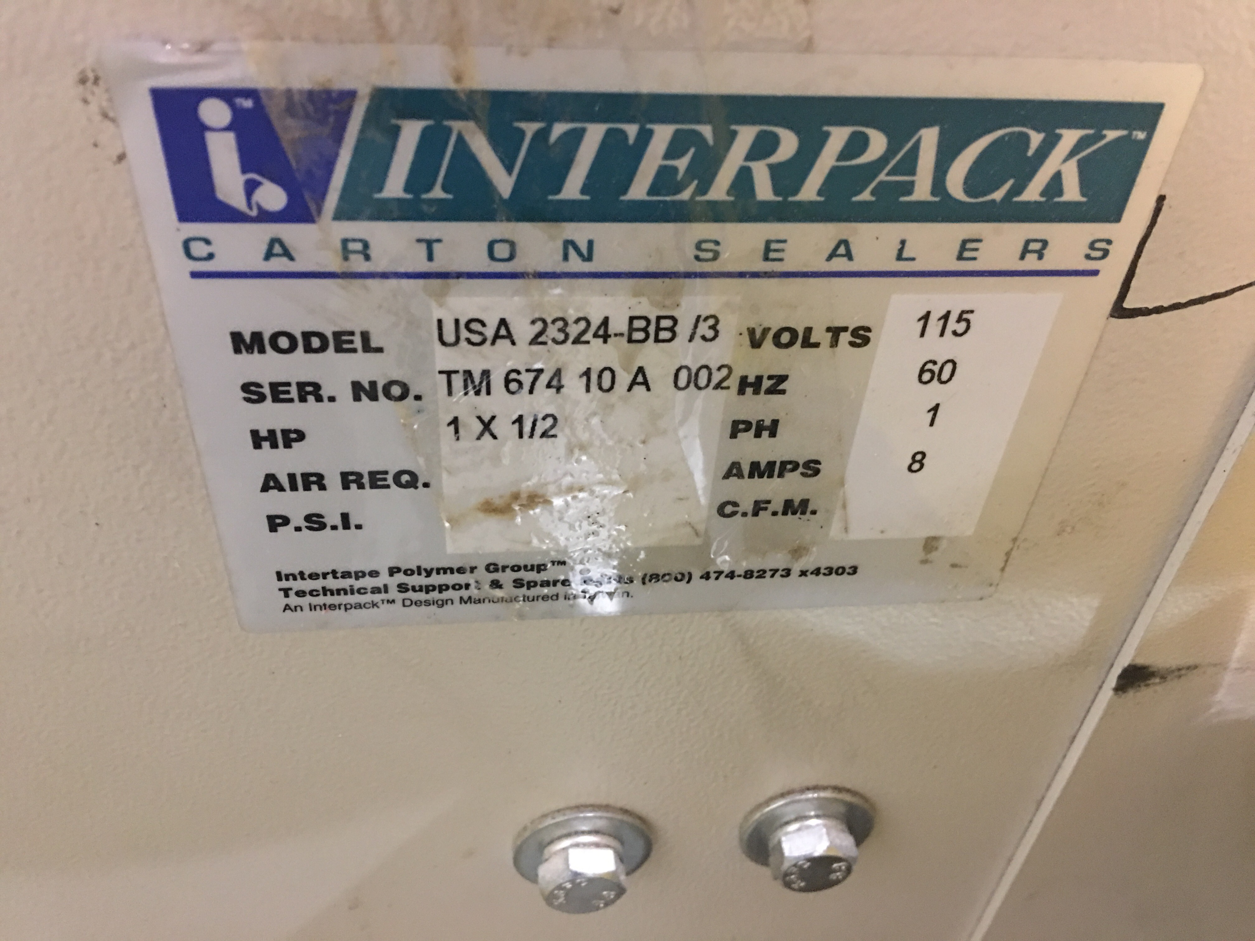 Gearmotor 1/3 HP for Interpack 2324-BB/3 preview 2
