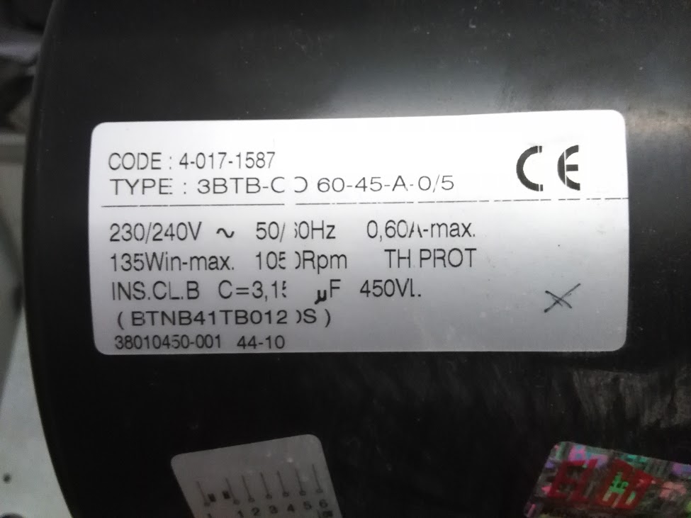 GMV 3BTB.CO.60.45.A.0/5 *40171587* 1893000729