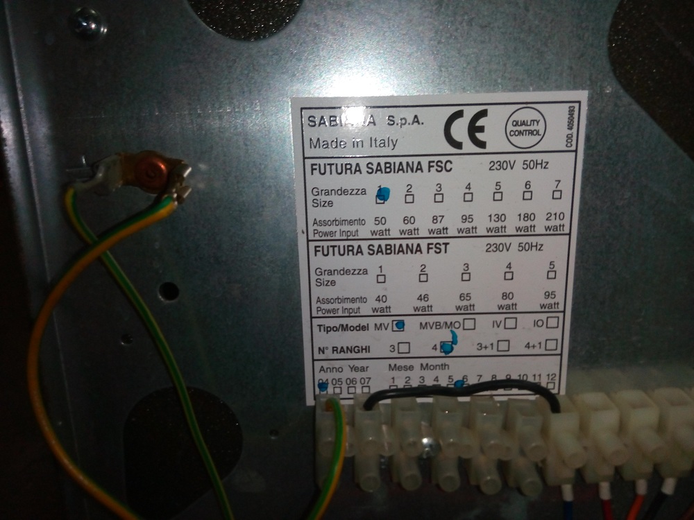 Grid For FUTURA SABIANA Type: MV 4 