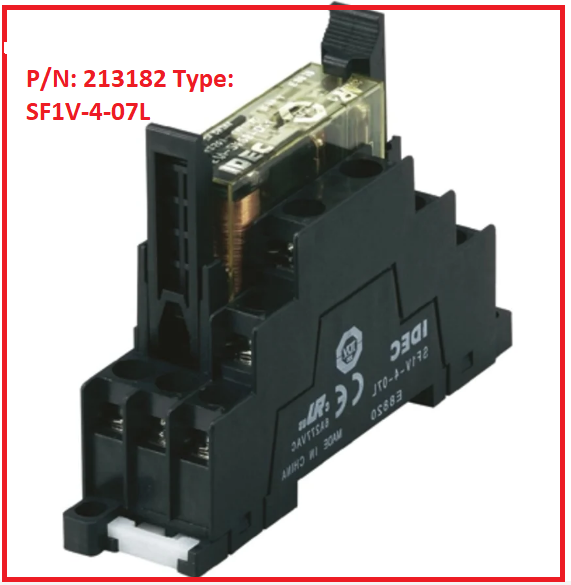 P/N: 213182 Type: SF1V-4-07L 