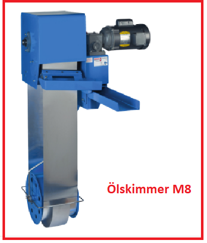 Infrarot-Heizung 1~ 230 V, 50 Hz für Band - Ölskimmer M8