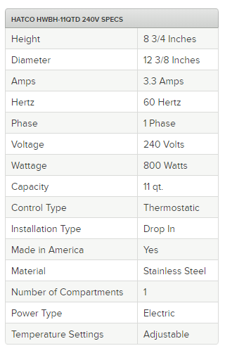 HWBH-11QTD (240V)