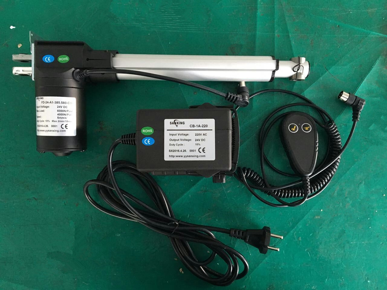 FD-24-A1-385.580-C33 + CB-1A-220 + remote control