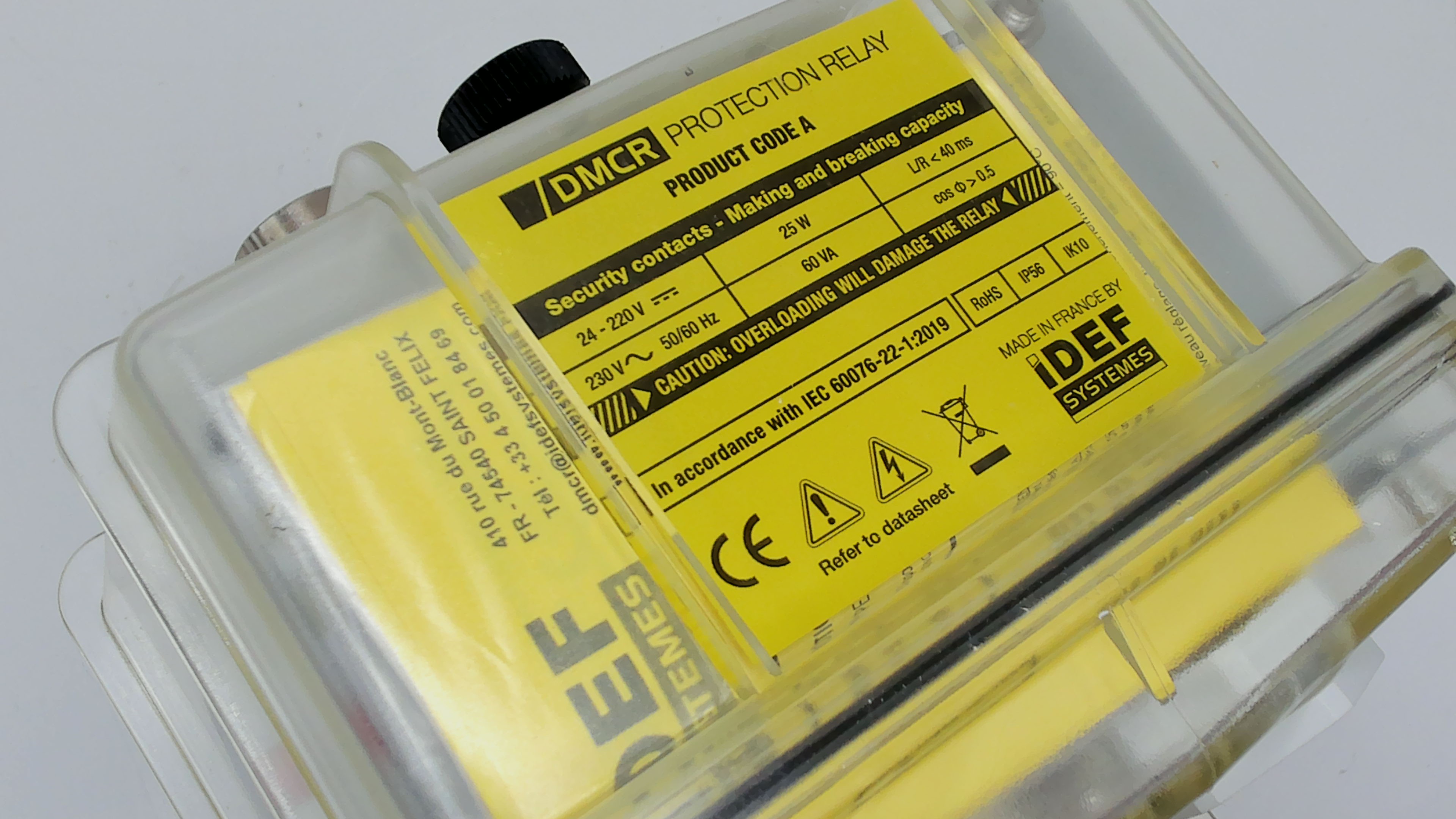 D.M.C.R. Protection Relay for Oil Transformer