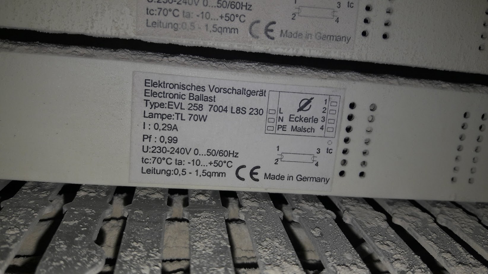 EVL258 7004 L8S 230 = 20pcs