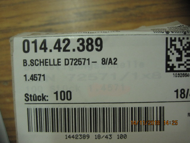 14.42.389 (1 box = 100 pcs)