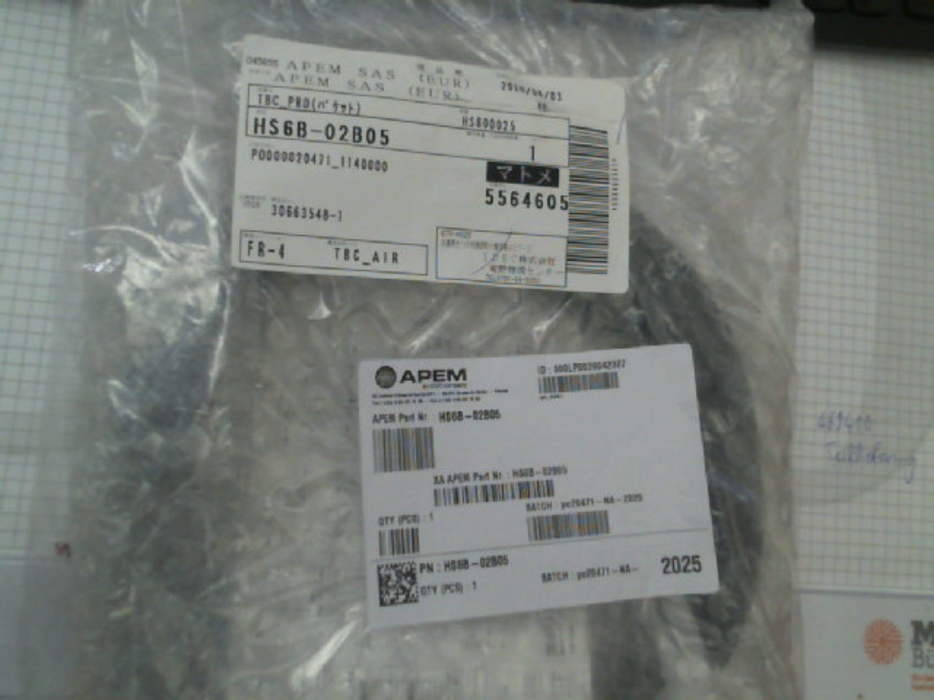 P/N: 213152 Type: HS6B-02B05