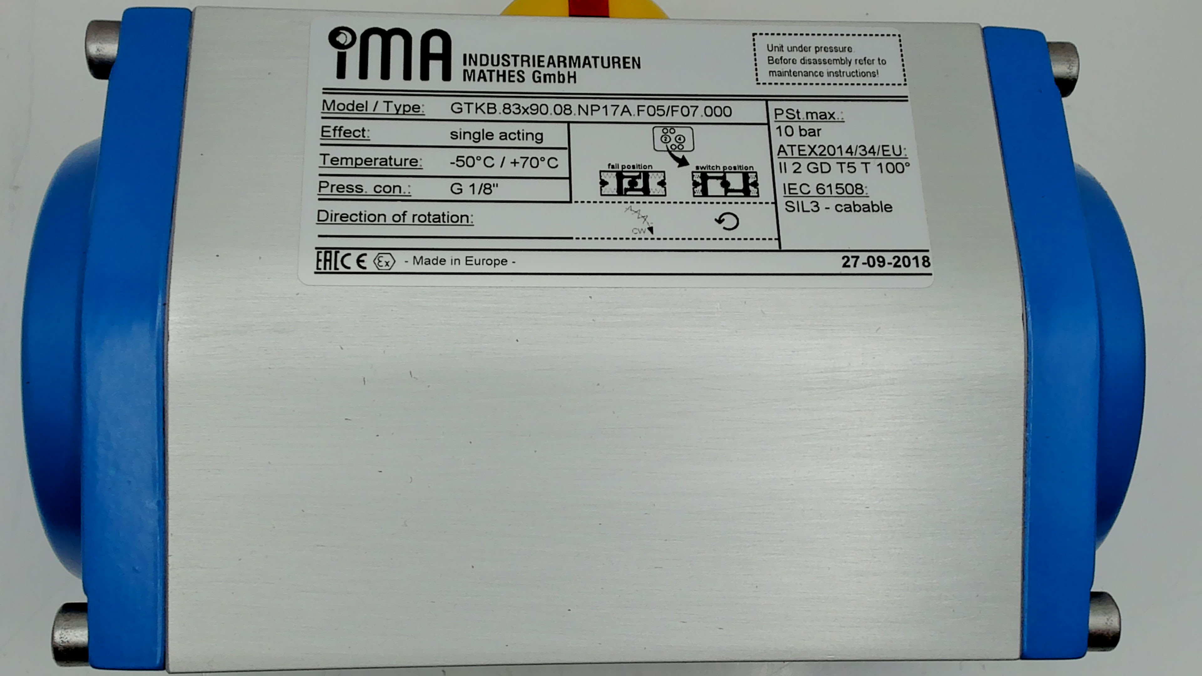 Nr. A-PE-GTKB83.8 Typ KB.83.8
