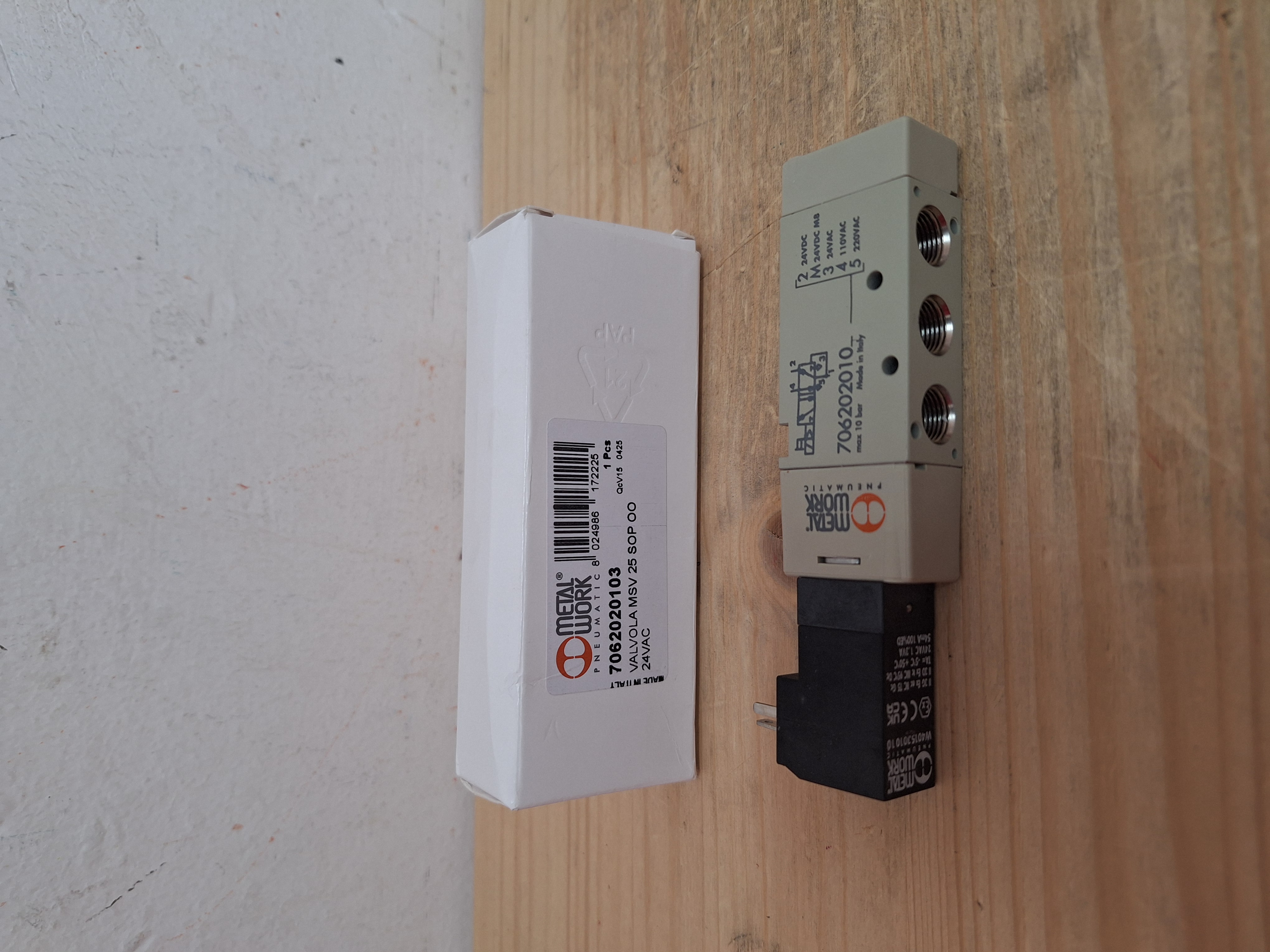 P/N: 7062020103 Type: MSV 25 SOP 00 24VAC