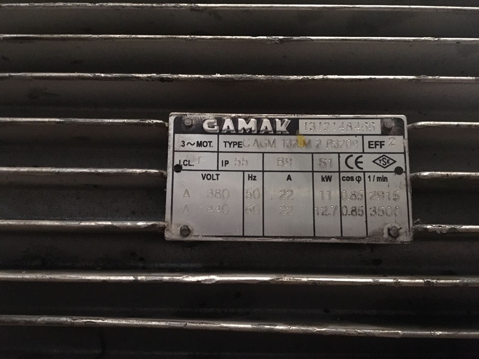 fan for CAGM 132 M 2 R3209