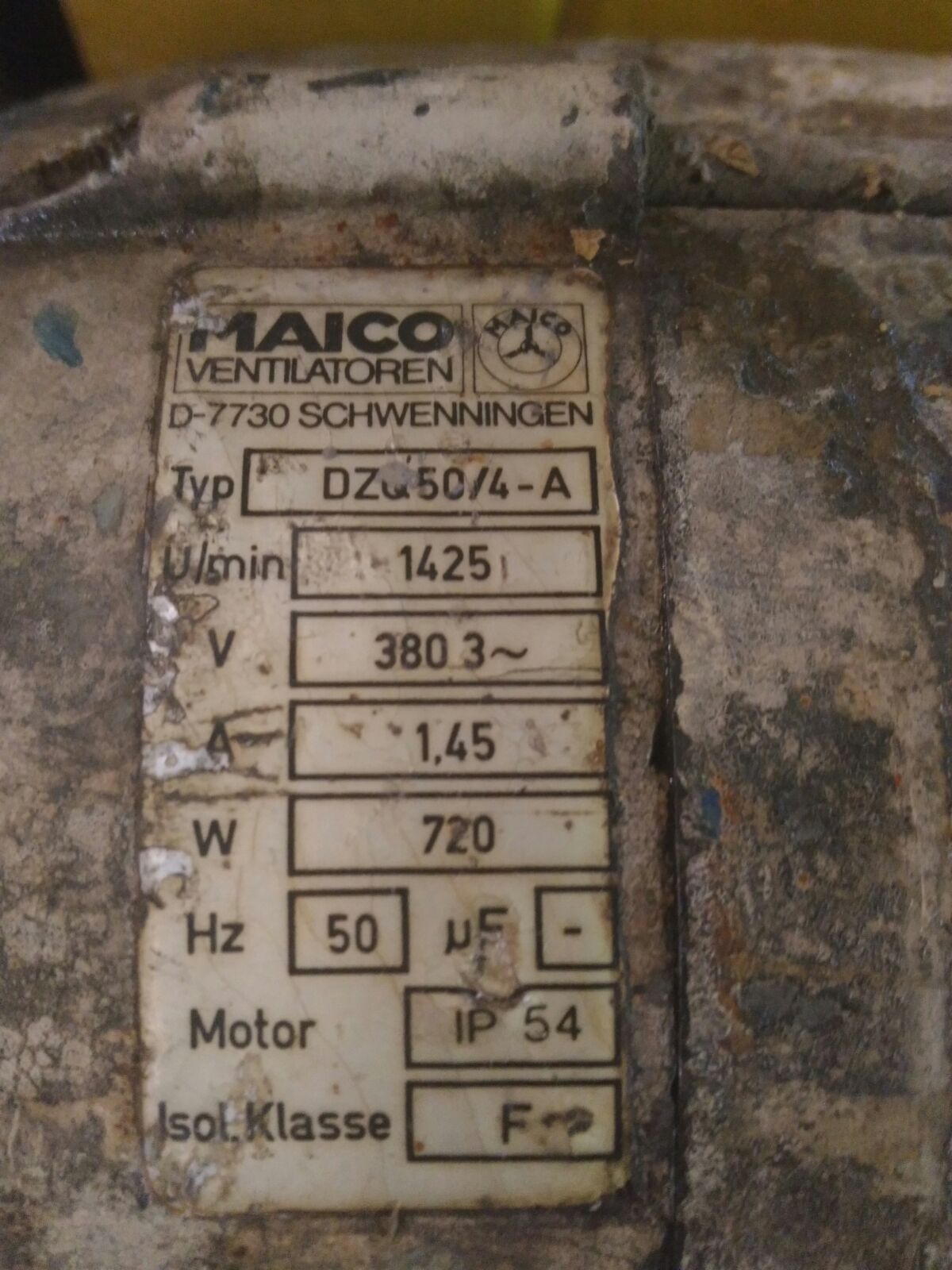 DZQ50/4-A obsolete, replacement P/N: 0083.0062, Type: DZQ 50/4 B