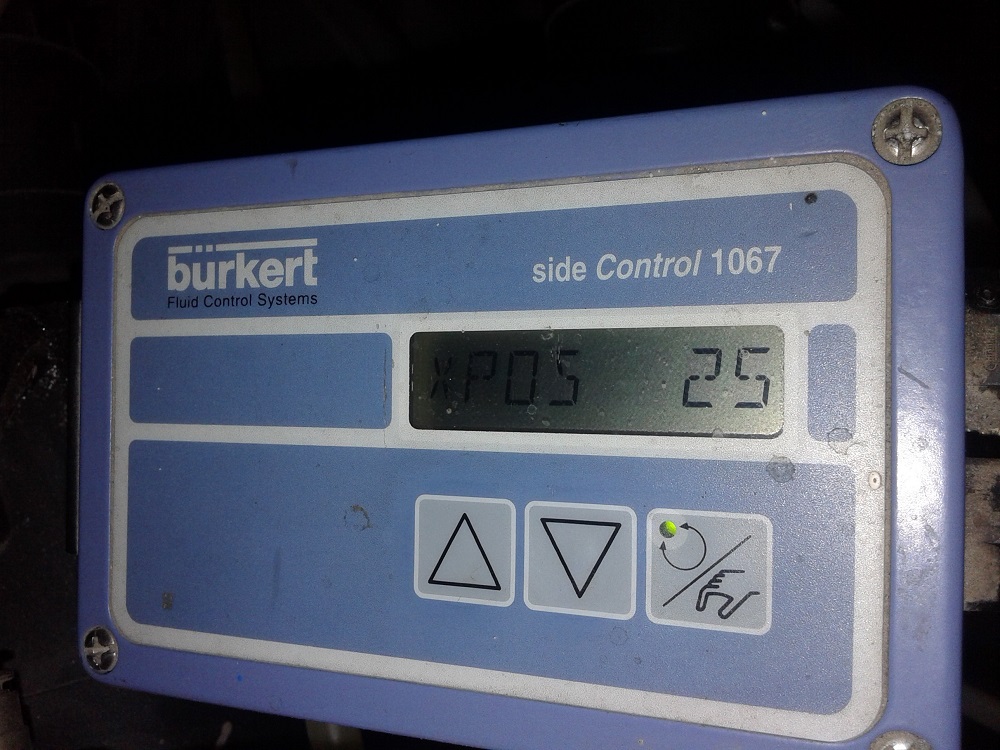 side Control 1067, SN:52102, Nr:00642292 - should be ordered a new position measuring system, please provide ordering code of the valve on which the controller is installed