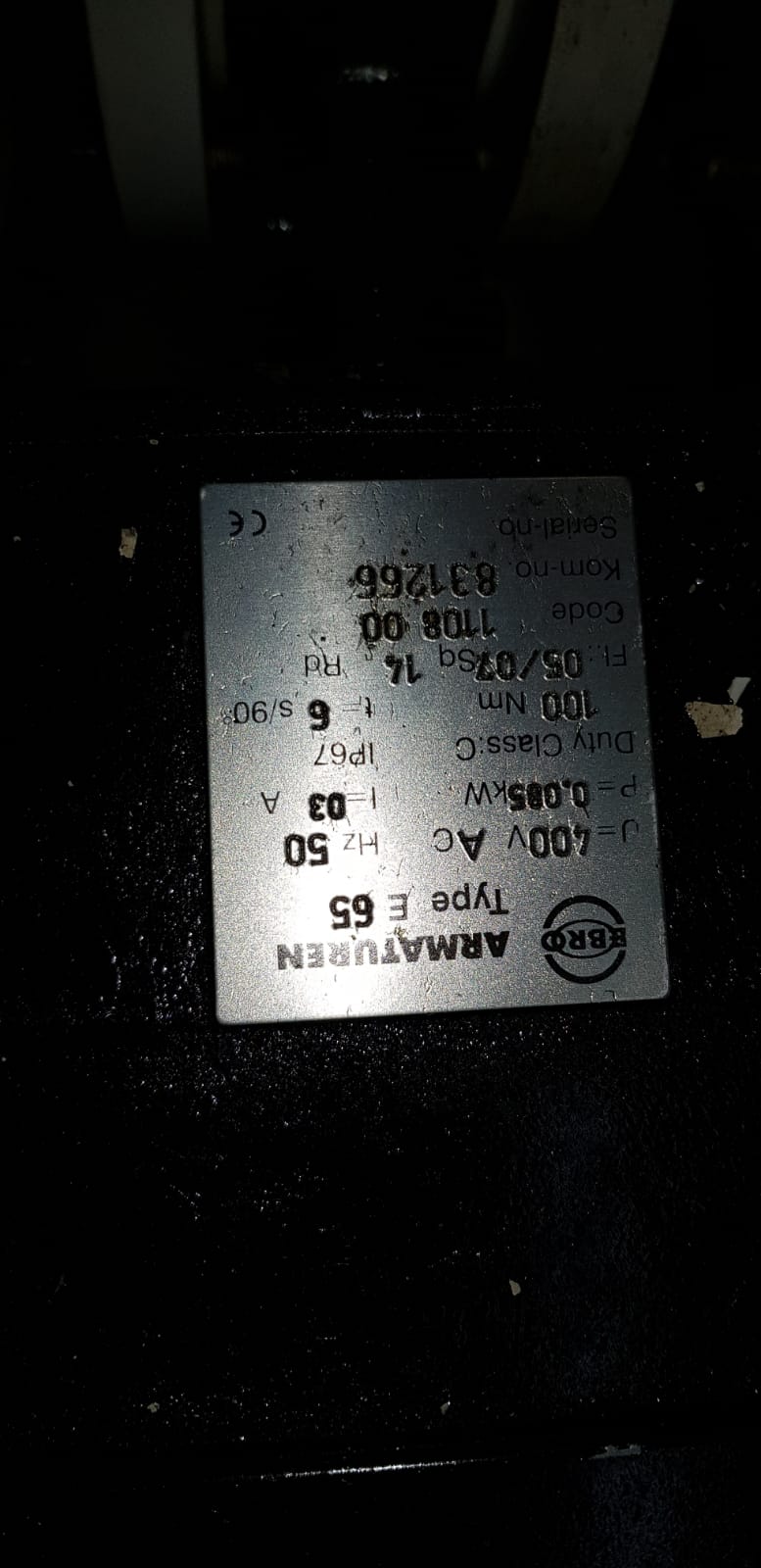 Electric actuator type: E65