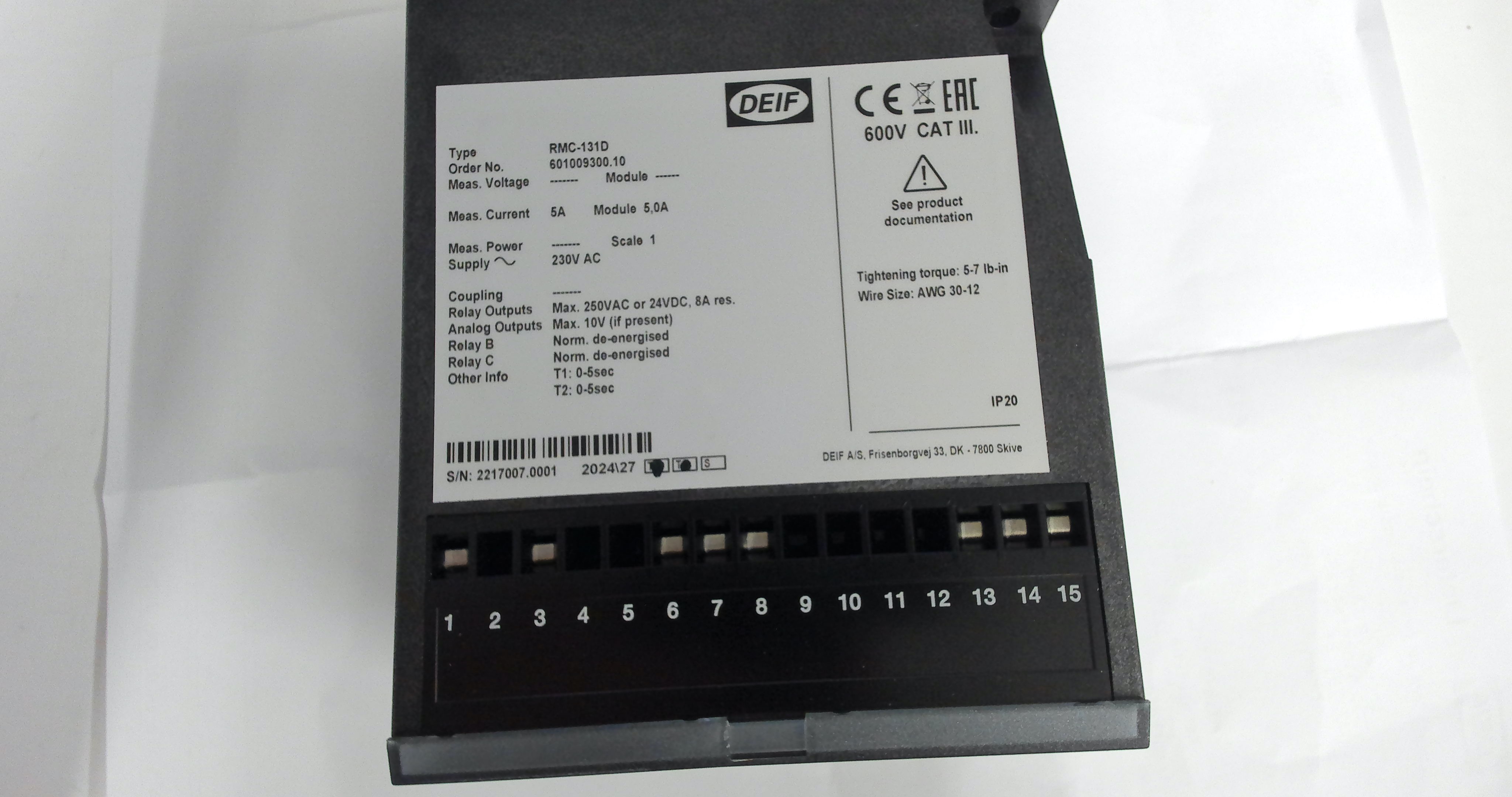 2913160660 02 / RMC-131D - AC supply