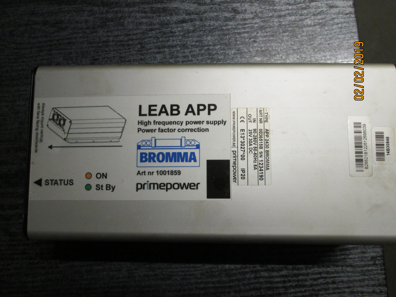 APP 2430,1234190 ( BR1001859)