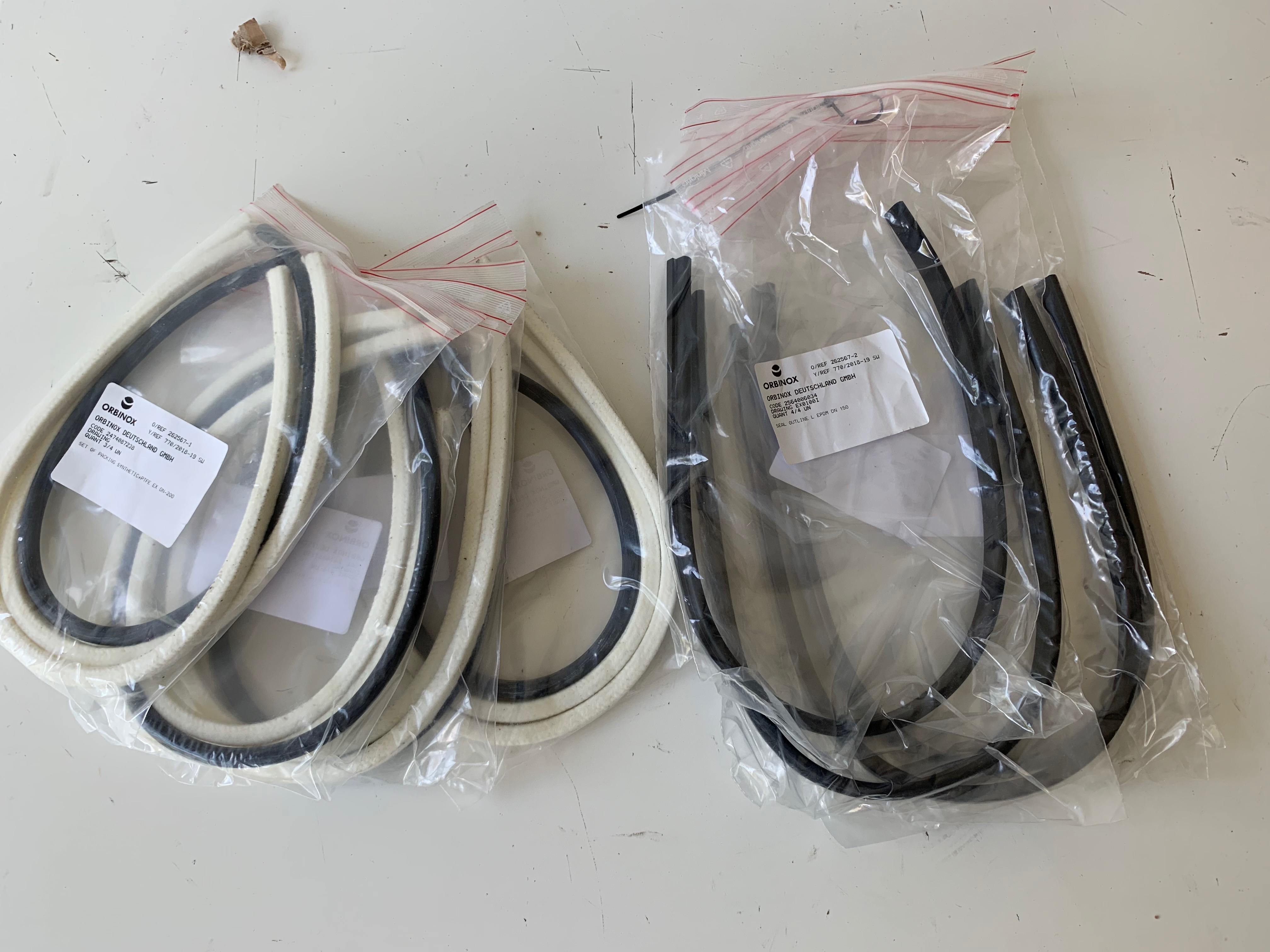 Gland packing type ST with EPDM O-Ring for EX DN 150