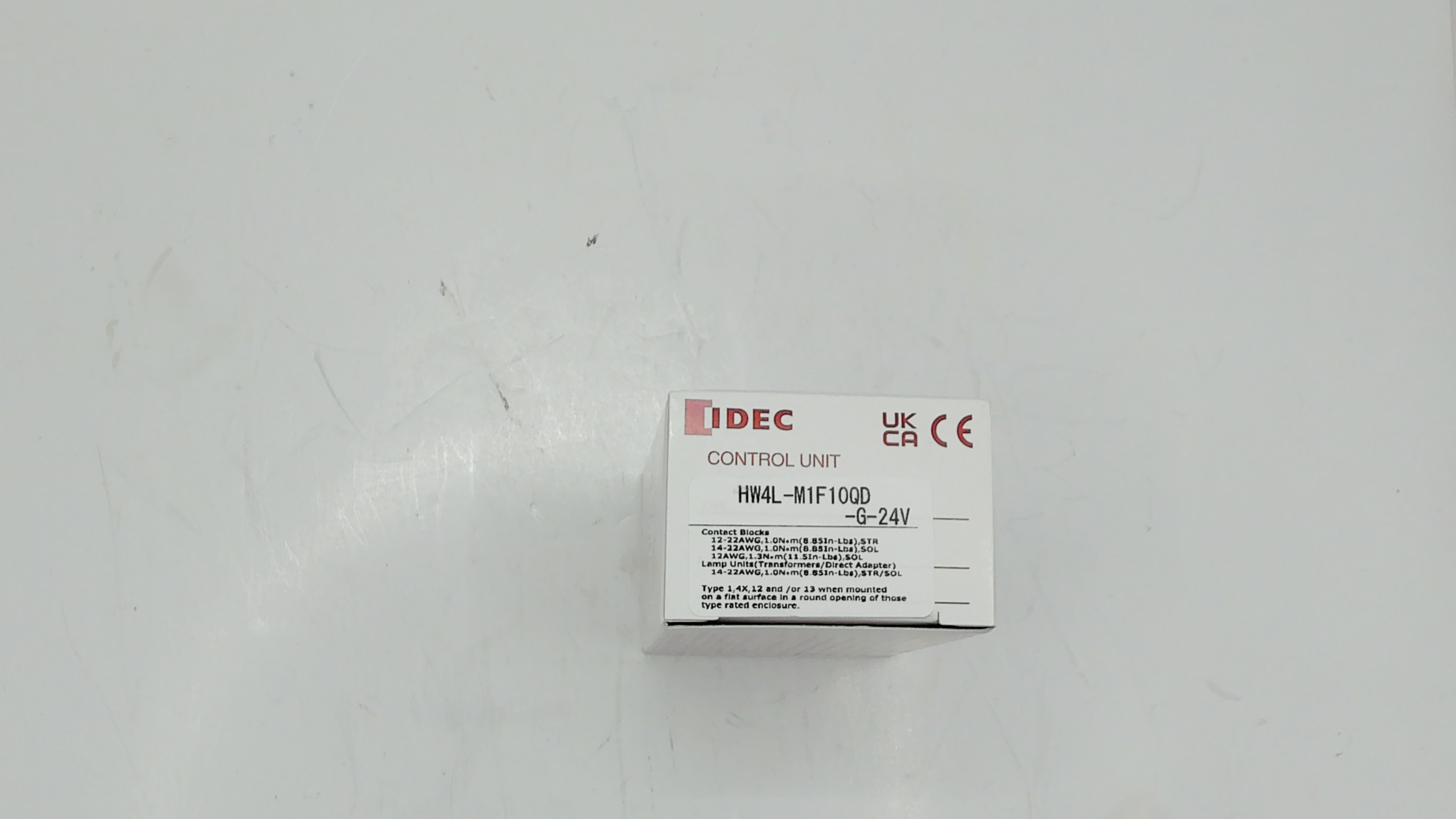 P/N: 209868 Type: HW4L-M1F10QD-G-24V
