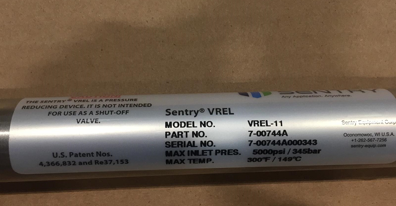 Model:VREL-11 S/N: 7-00744A000343