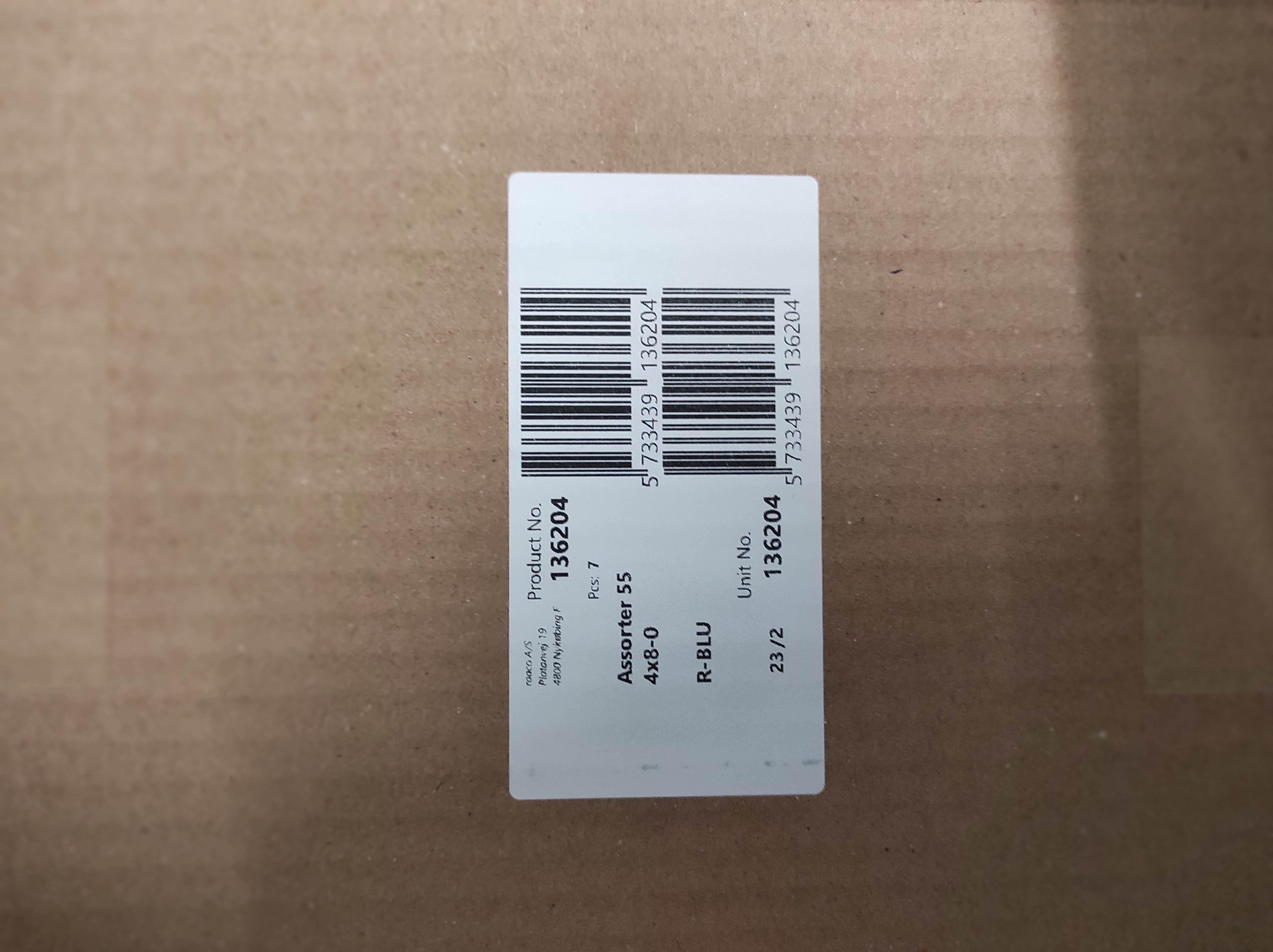 P/N: 136204, Type: 55 4X8-0