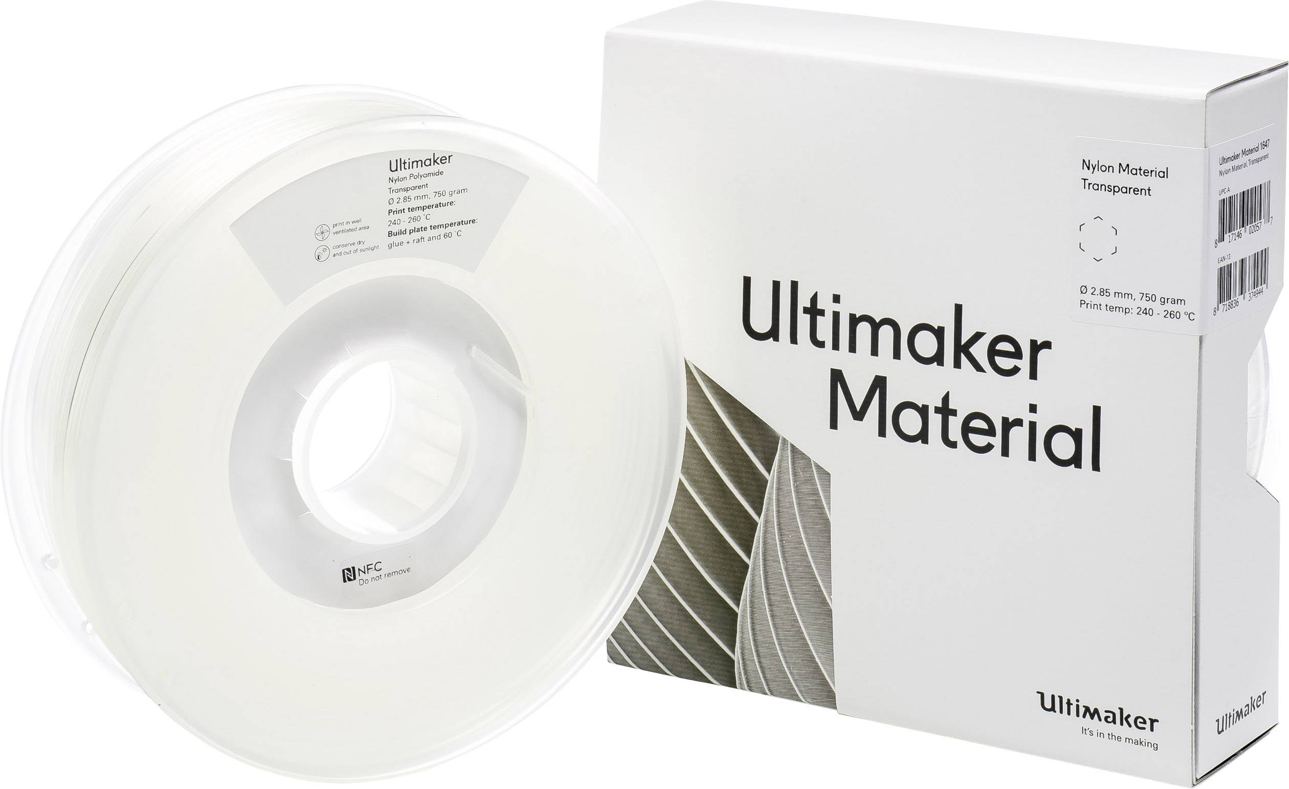 PAX - M2085 Transparent 750 - 215158 - (Nylon Transparent - PA Polyamide)