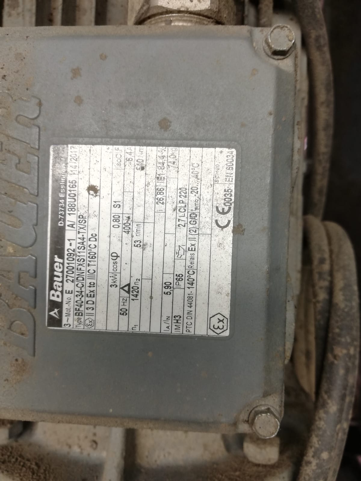 Type: BF40-34-C/DNFXS11SA4-TX/SP