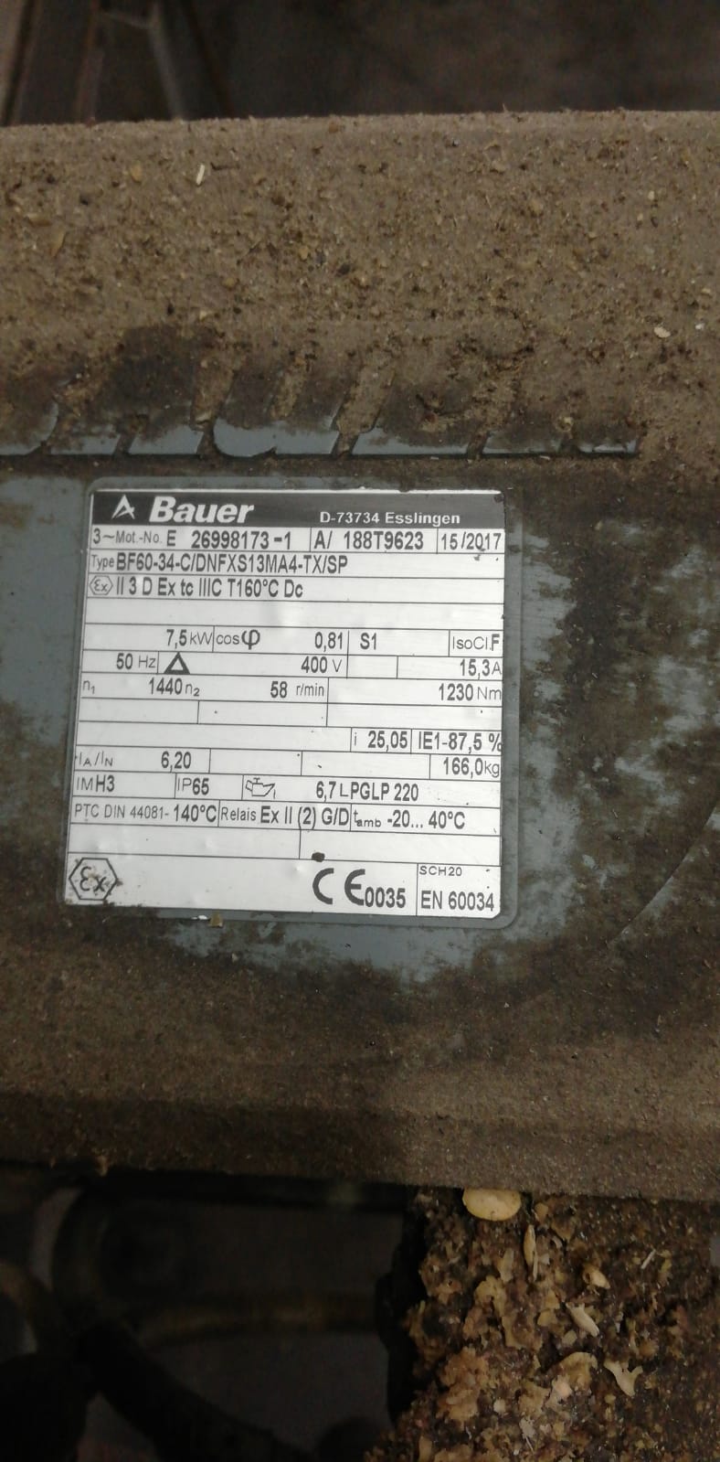 Type: BF60-34-C/DNFXS13MA4-TX/SP