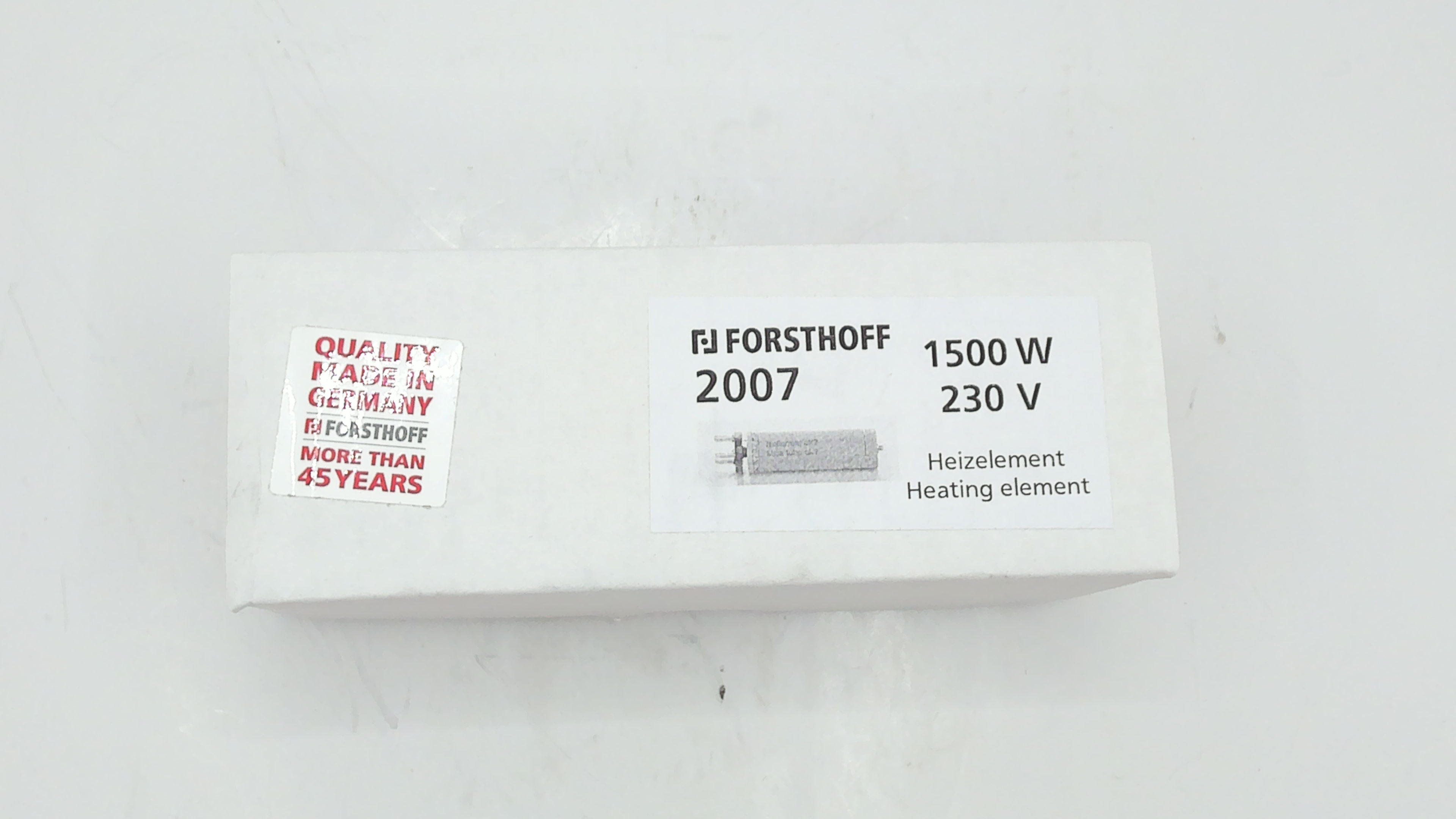 Heating element 1500 W 230 V Typ K