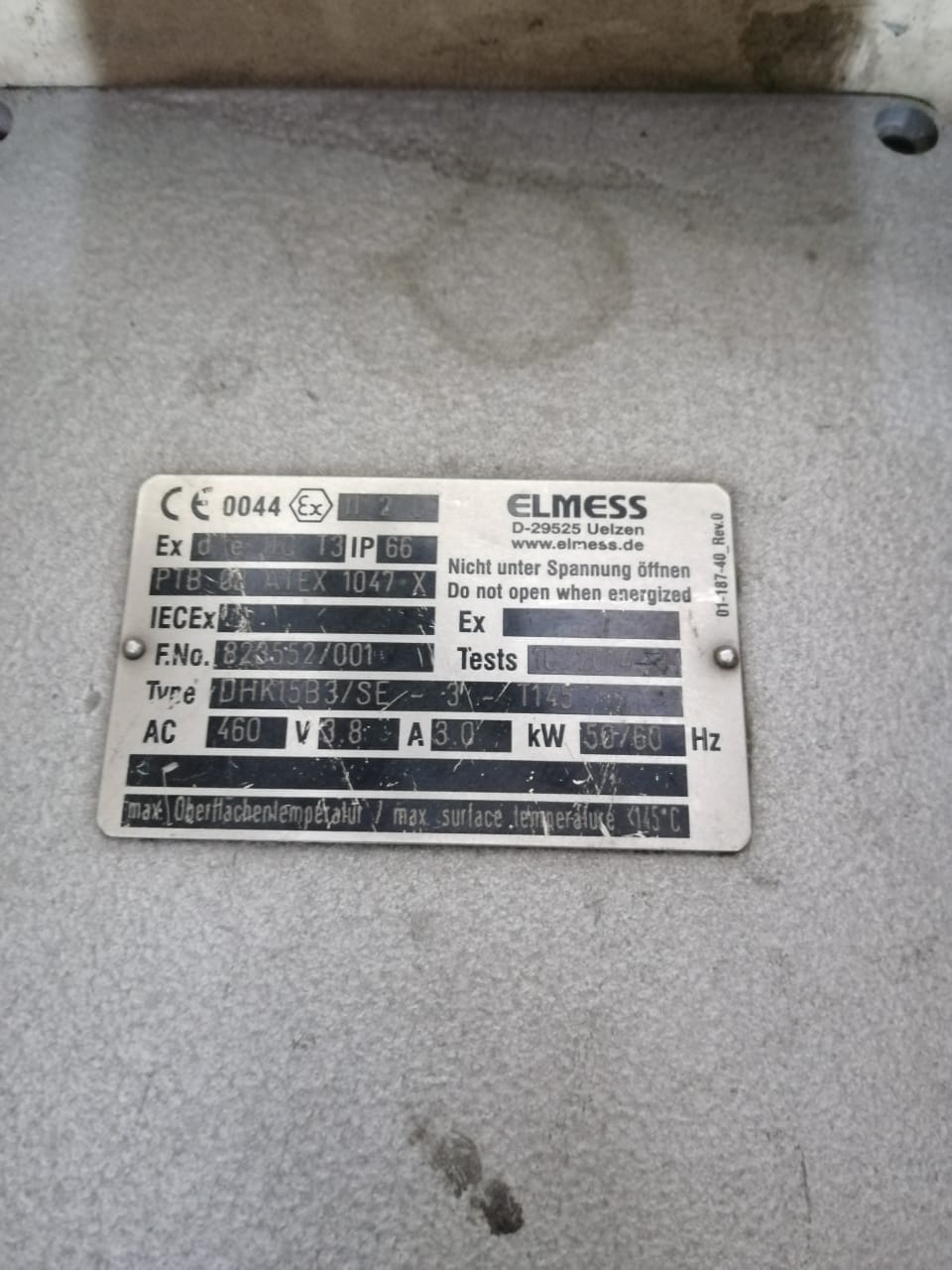 DHK15B03/SE-3-T145 / 460V3~