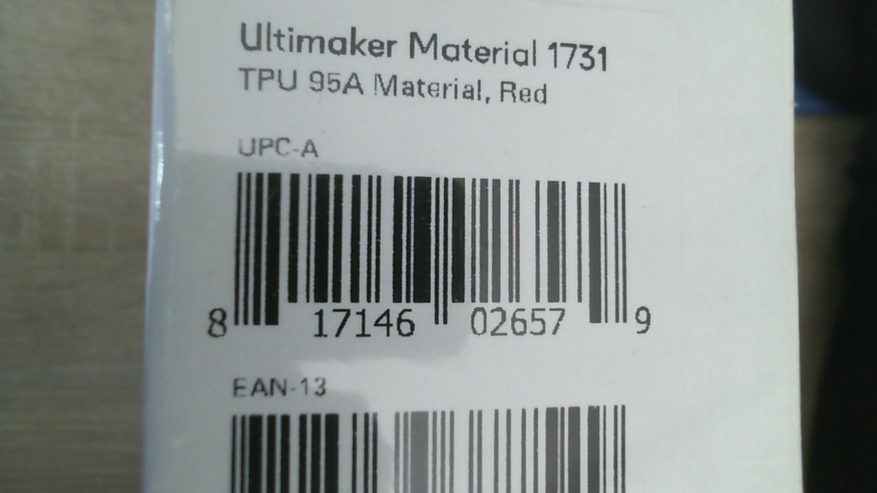 TPU 95A 2.85MM RED 750GR FILAMENT