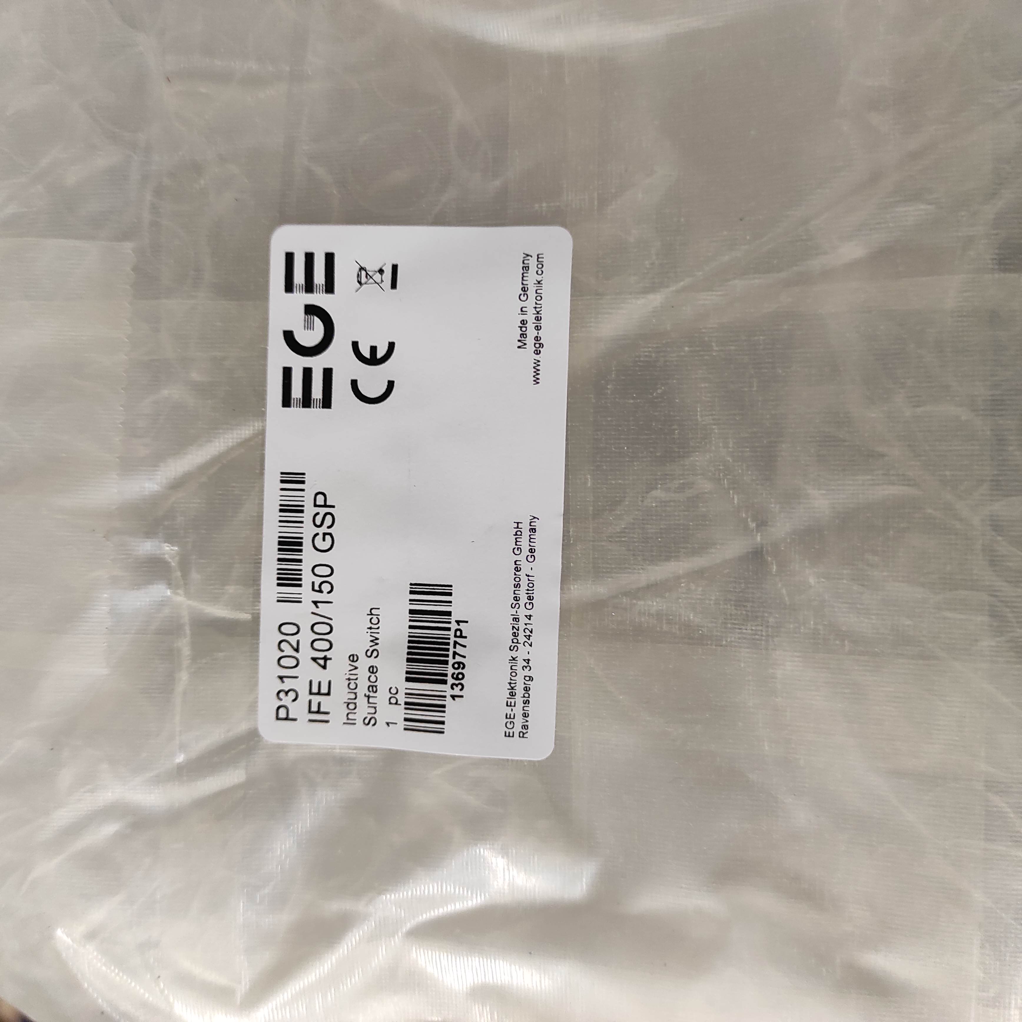 p/n: P31020, Type: IFE 400/150 GSP