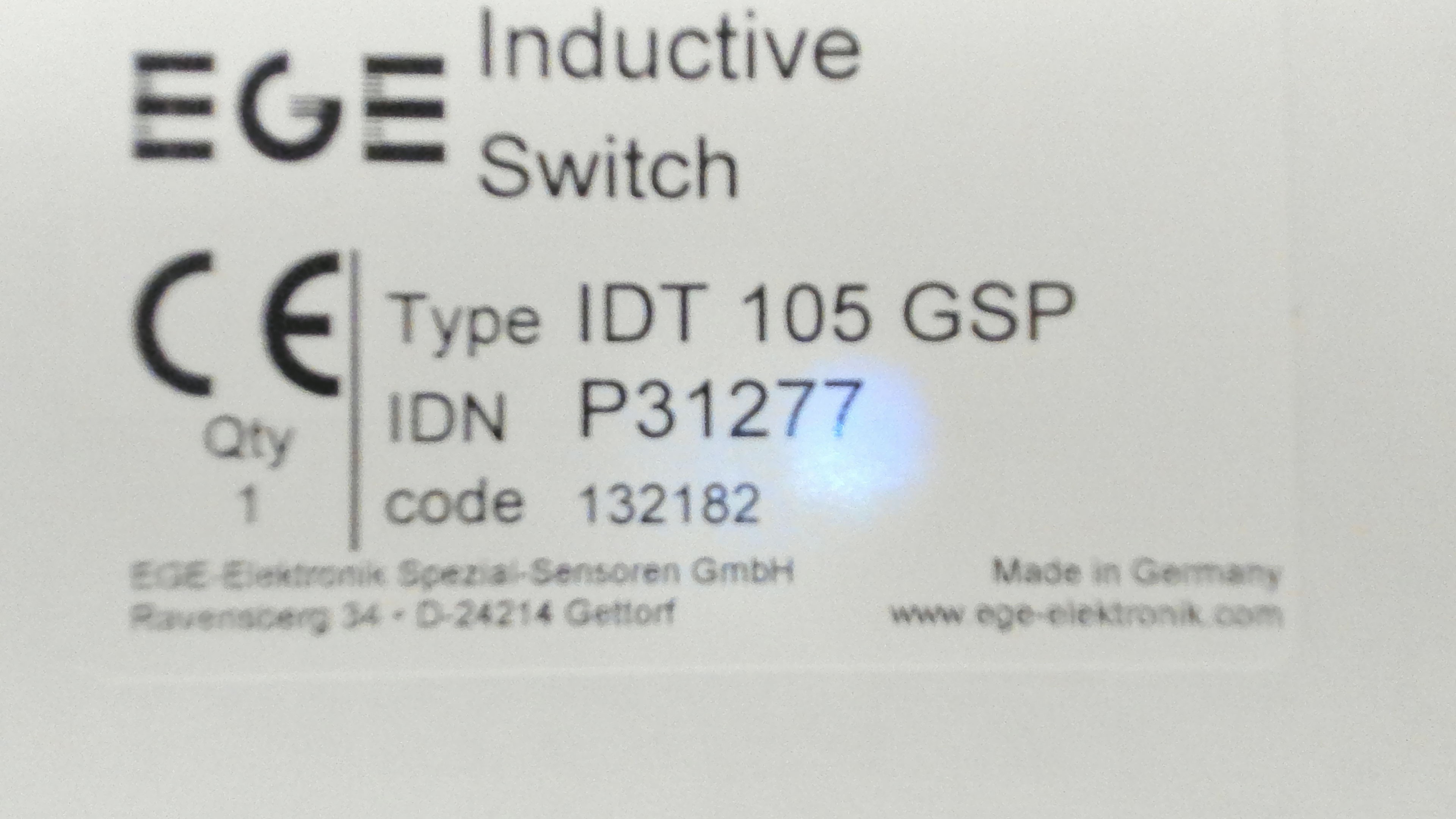 p/n: P31277, Type: IDT 105 GSP