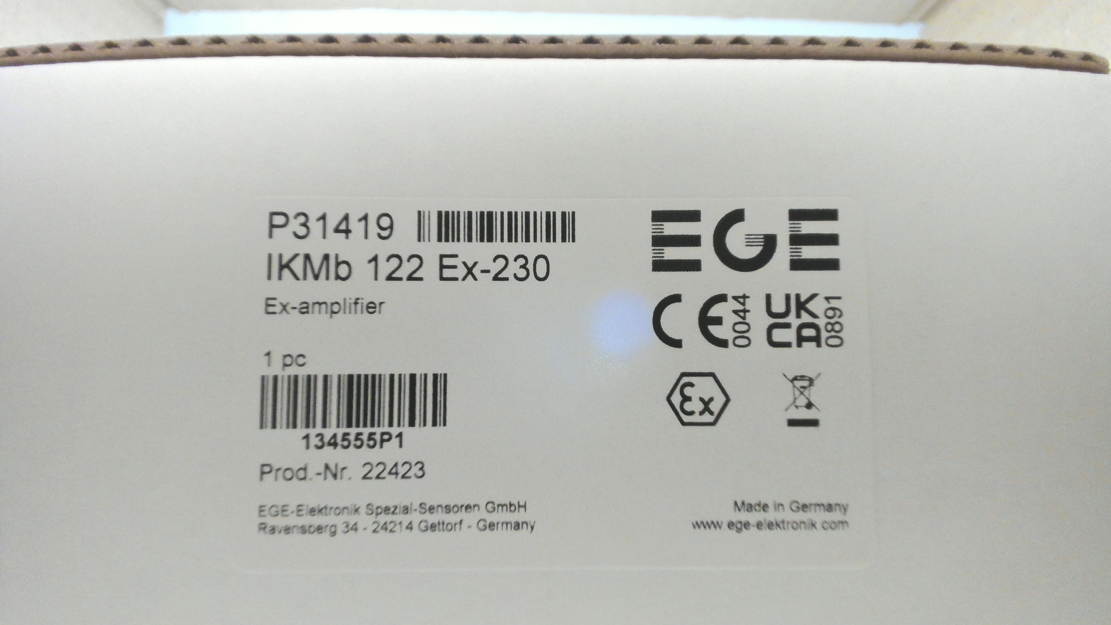 p/n: P31419, Type: IKMb 122 Ex-230