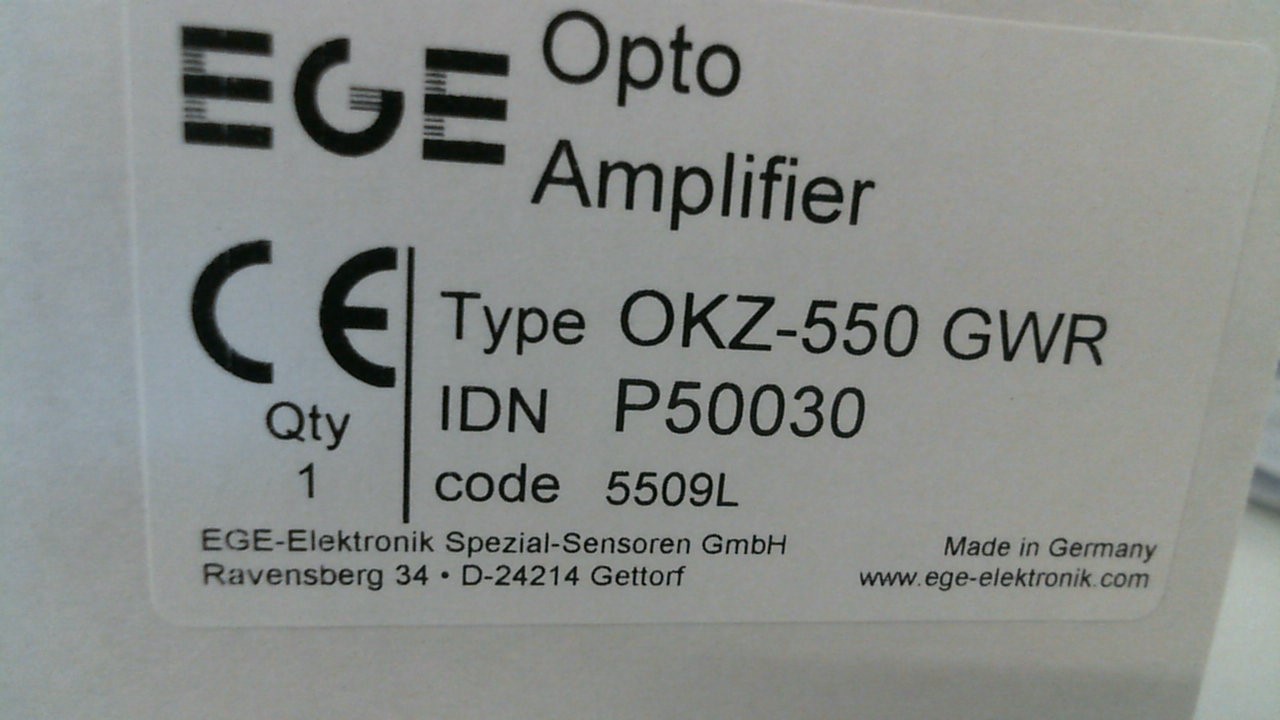 p/n: P50030, Type: OKZ 550 GWR