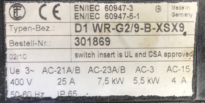 BS06-62U/D06LA4/MG, Nr 25503503-1